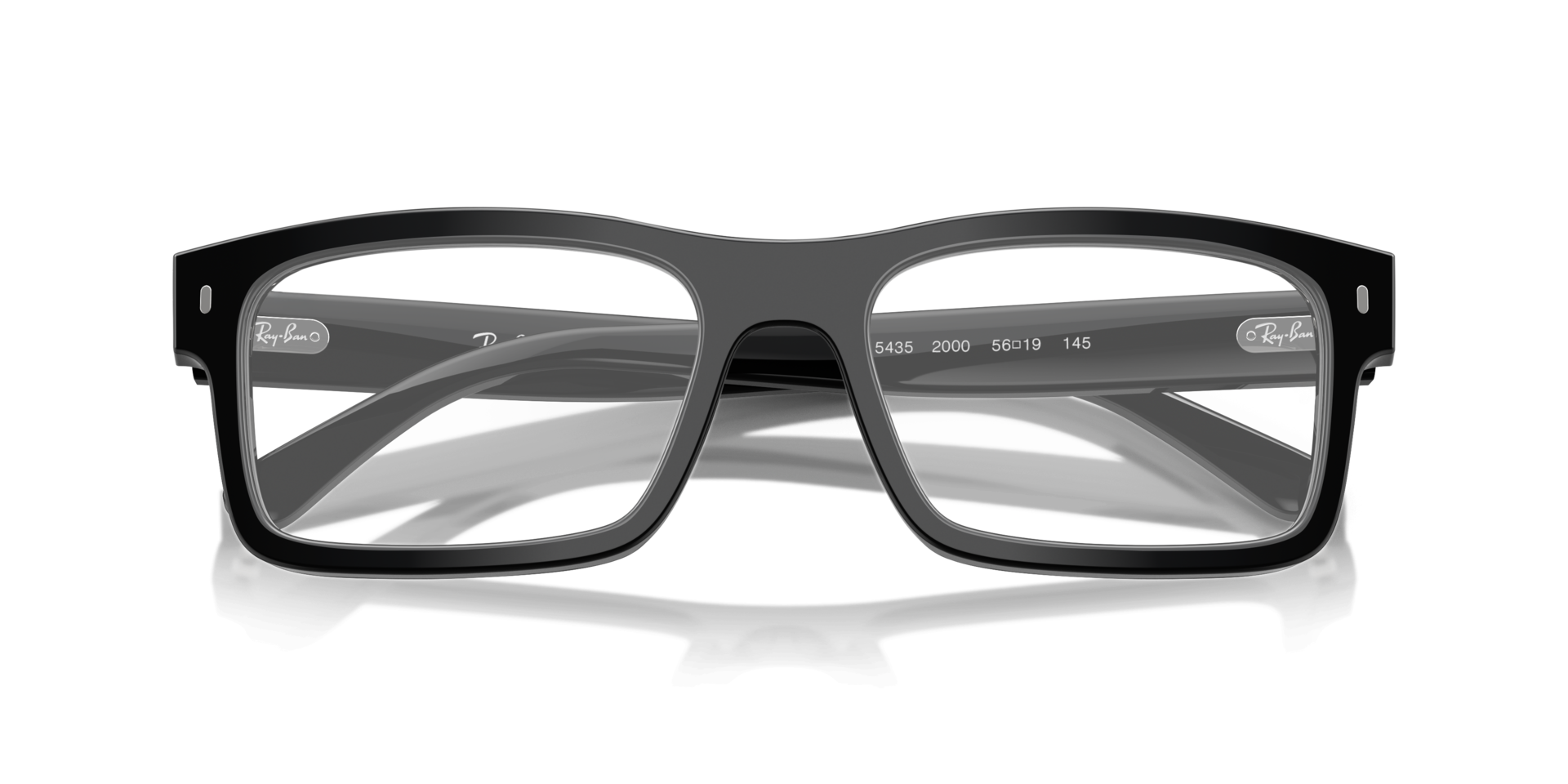 RB5435 Black AcetateEyeglass Frames for Glasses Direct, Closed View
