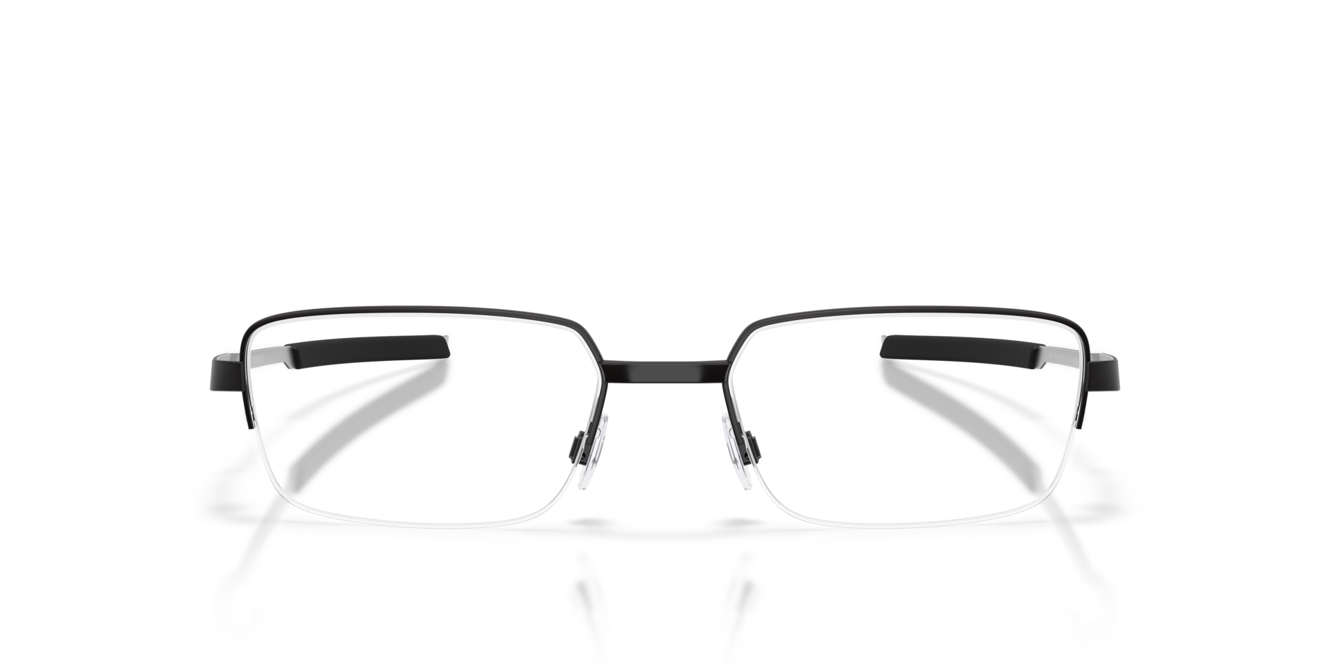 Foil RQ 0.5 Satin Black MetalEyeglass Frames for Glasses Direct, Front View