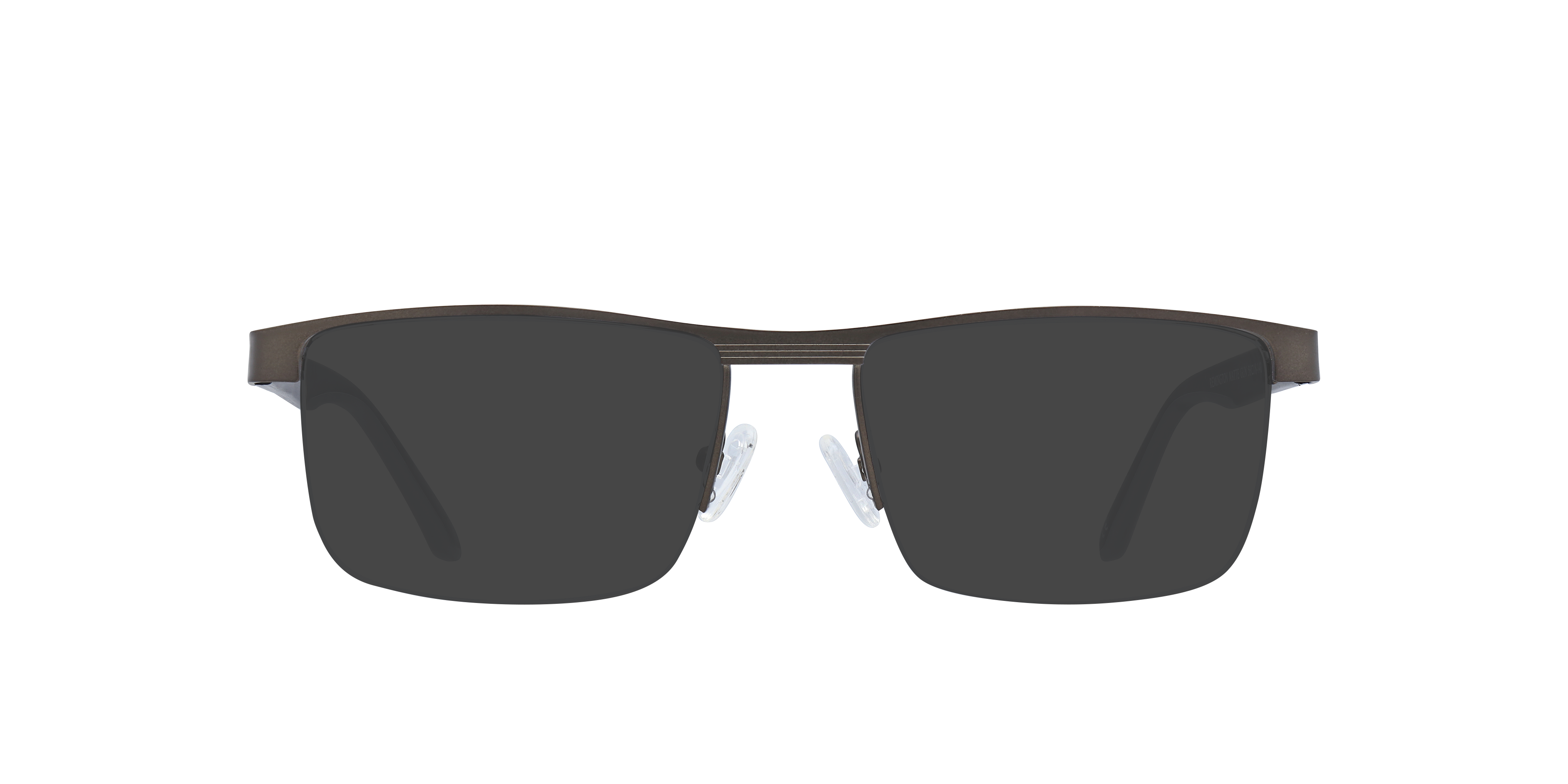 Remington Matte Gunmetal MetalEyeglass Frames for Glasses Direct, with Tinted Lenses