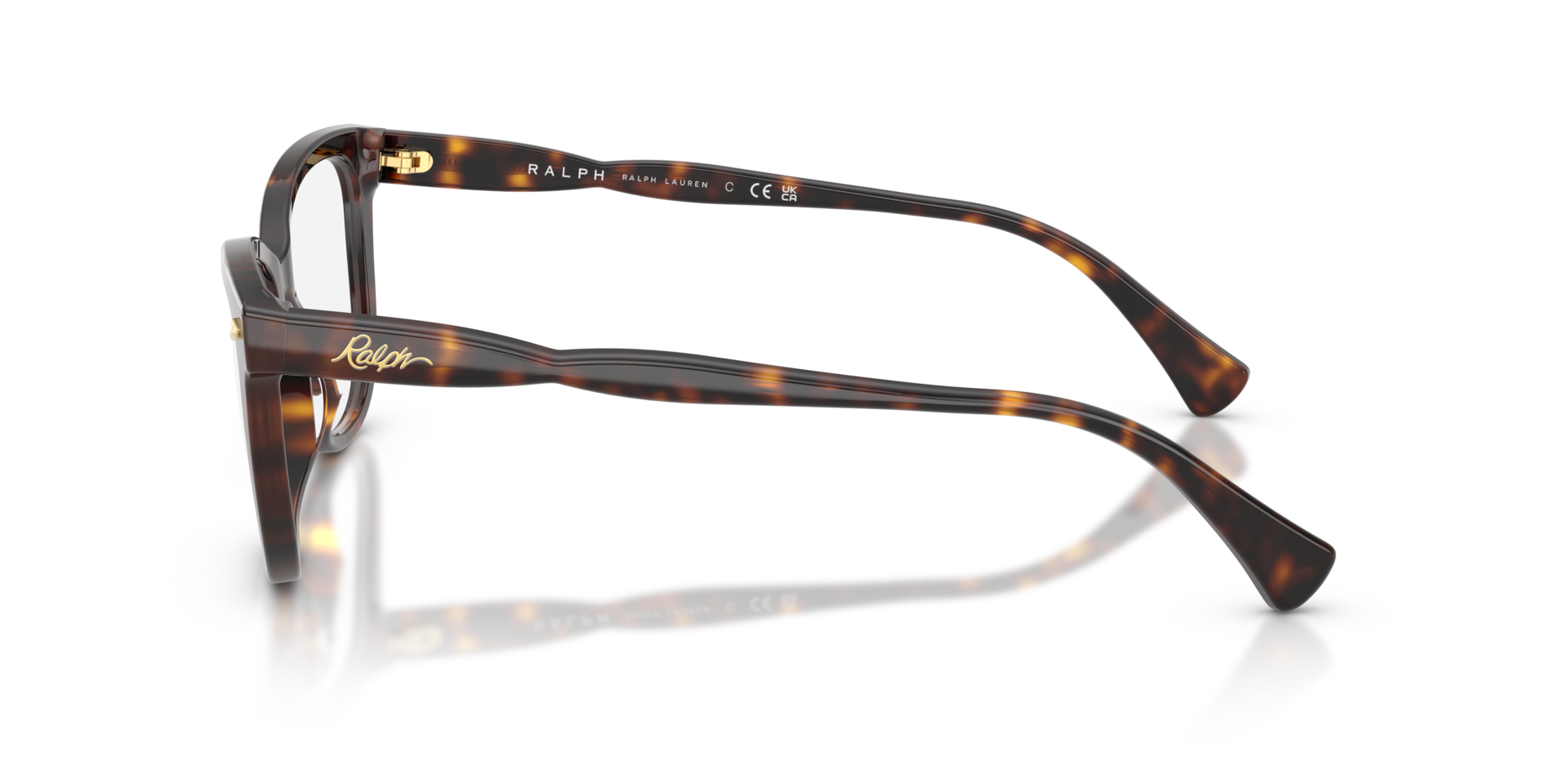 RA7189U Shiny Dark Havana AcetateEyeglass Frames for Glasses Direct, Side View