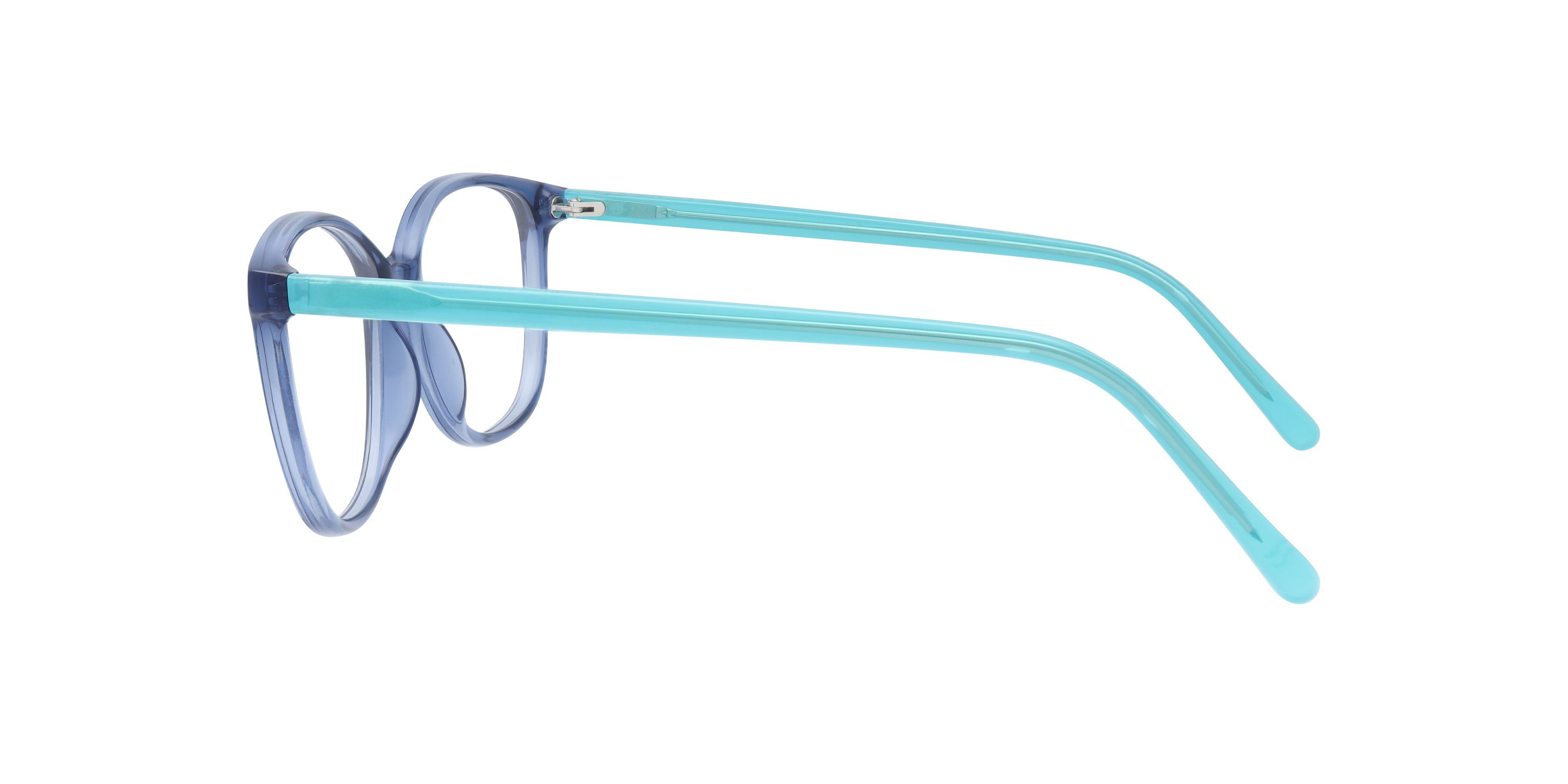 Alora Blue AcetateEyeglass Frames for Glasses Direct, Side View