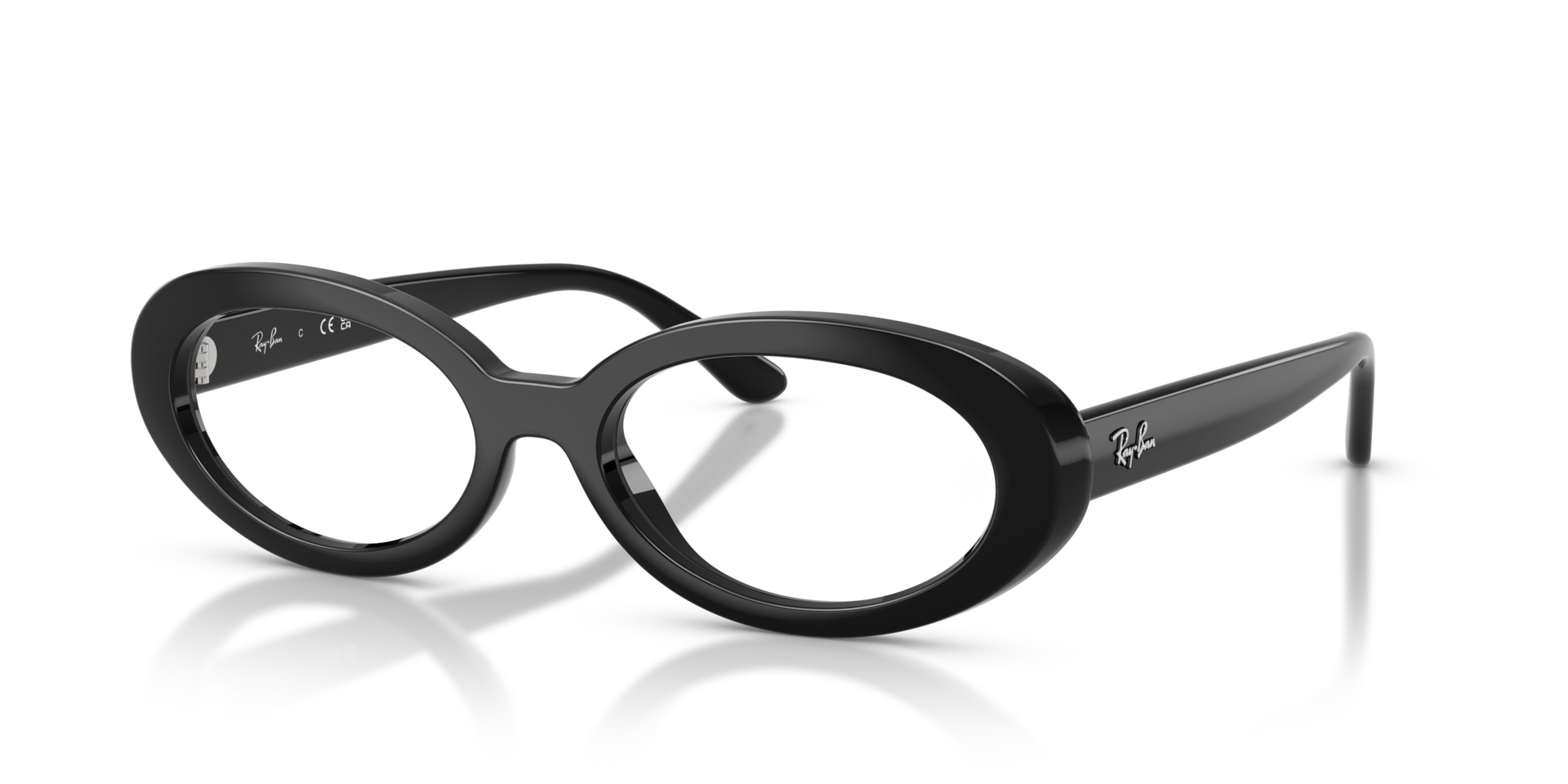 RB2223V Black PlasticEyeglass Frames for Glasses Direct, Angle View