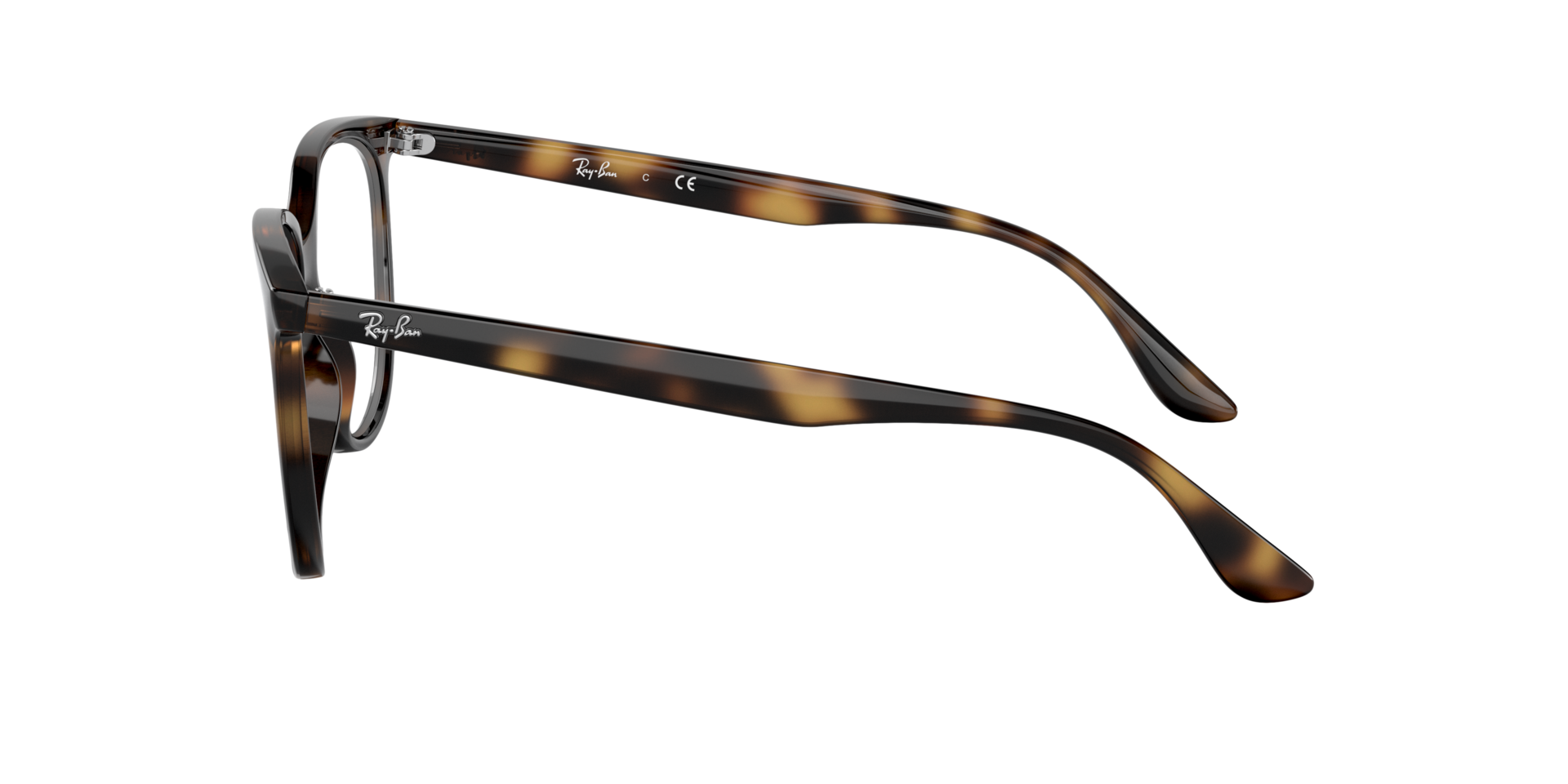 RB4378V Havana PlasticEyeglass Frames for Glasses Direct, Side View
