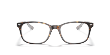 Havana On Transparent RB5375 -  Acetate Glasses