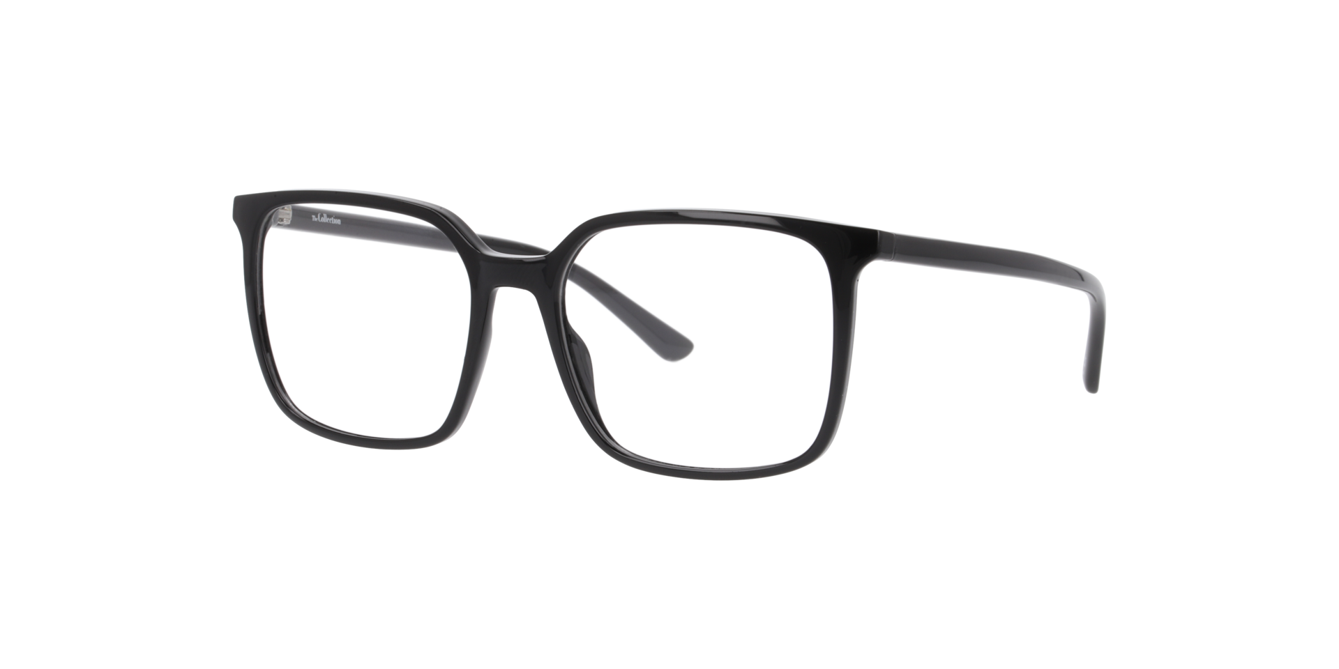 Mia Black PlasticEyeglass Frames for Glasses Direct, Angle View