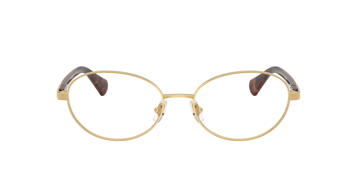Gold oval Metal eyeglasses Online - Full Rim - RA6066
