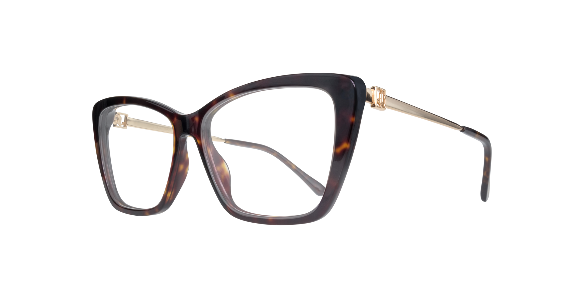 JC375 9M Tortoise Gold AcetateEyeglass Frames for Glasses Direct, Angle View