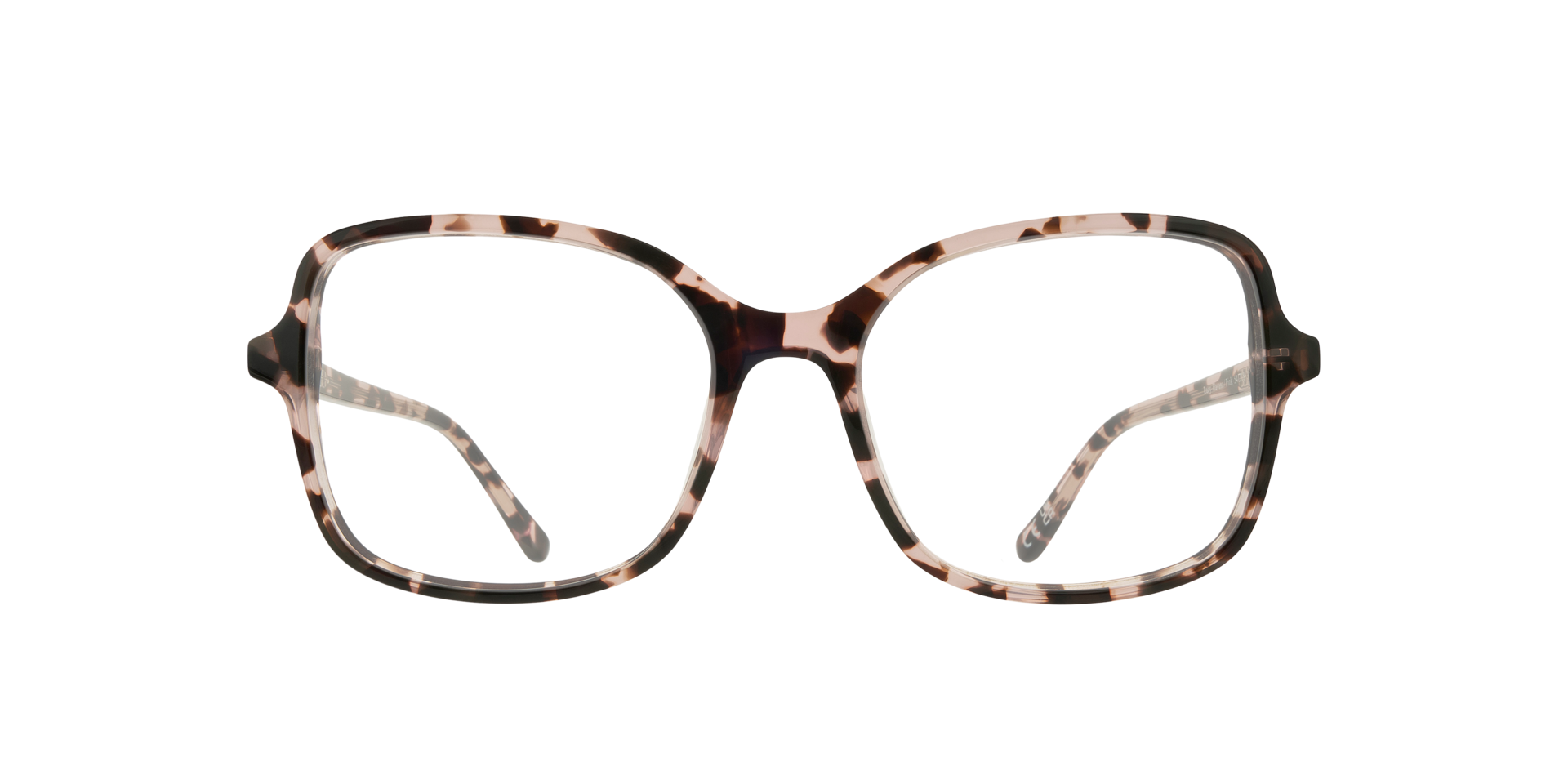 Lucy Havana & Pink AcetateEyeglass Frames for Glasses Direct, Front View