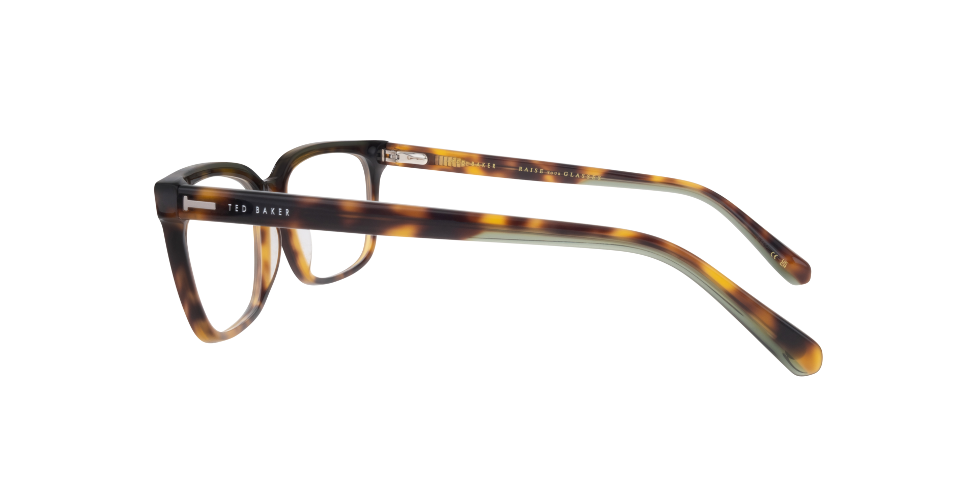 TB8261 Brown AcetateEyeglass Frames for Glasses Direct, Side View
