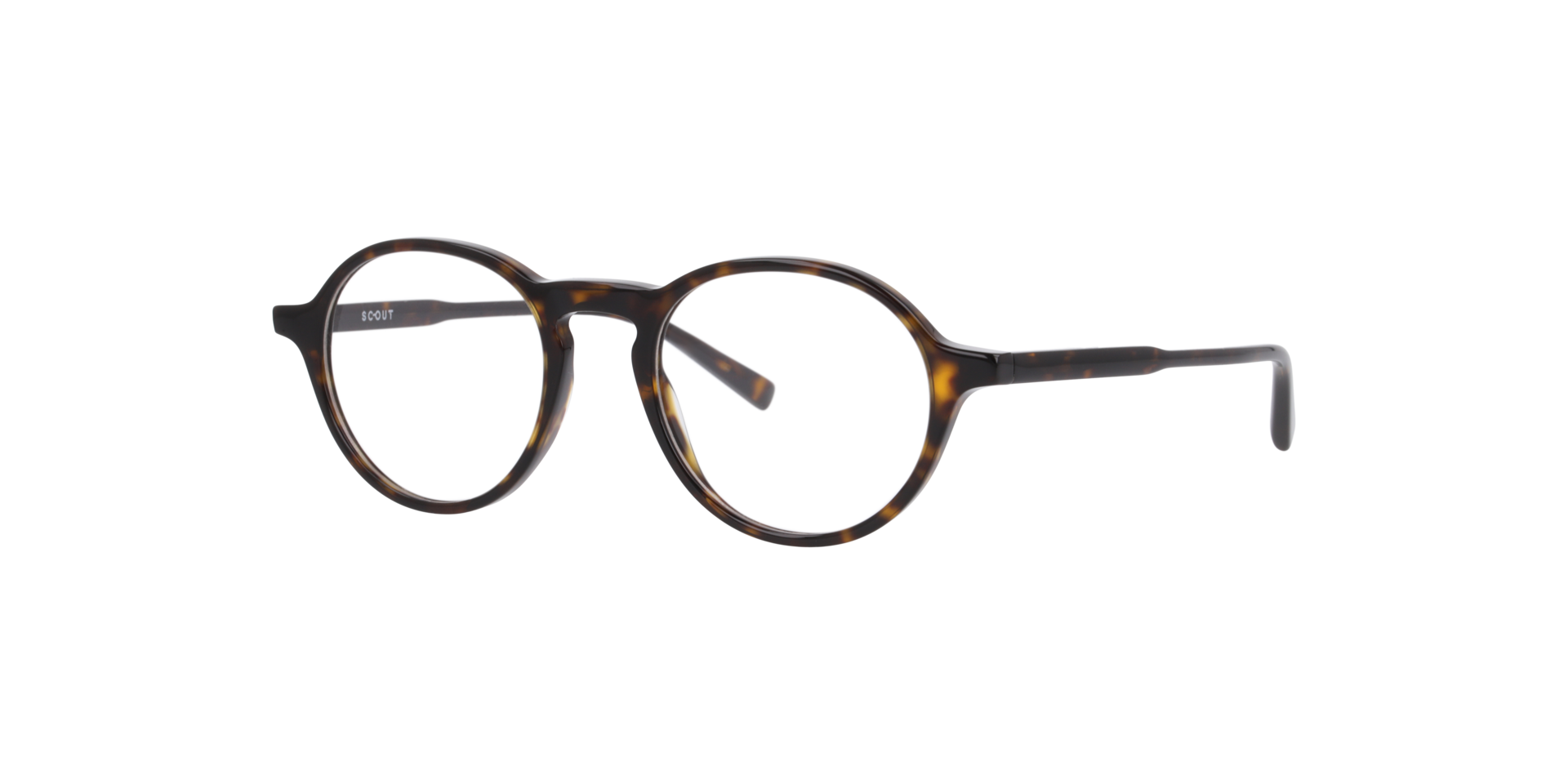 Mackenzie Havana Brown AcetateEyeglass Frames for Glasses Direct, Angle View