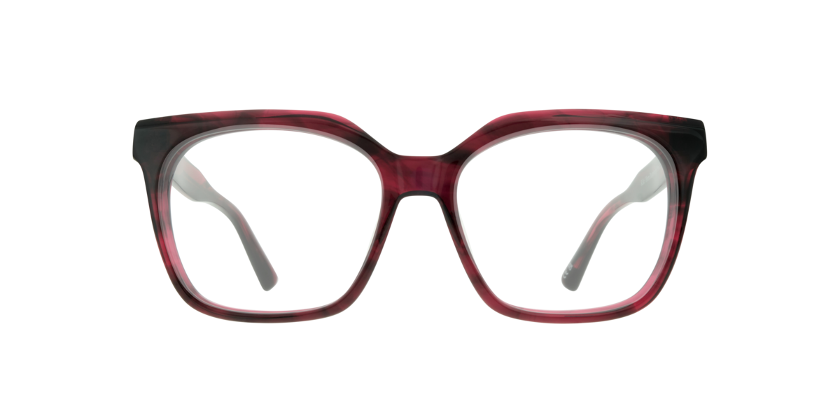 Horn Raspberry Pink square Acetate eyeglasses Online - Full Rim - Kiki