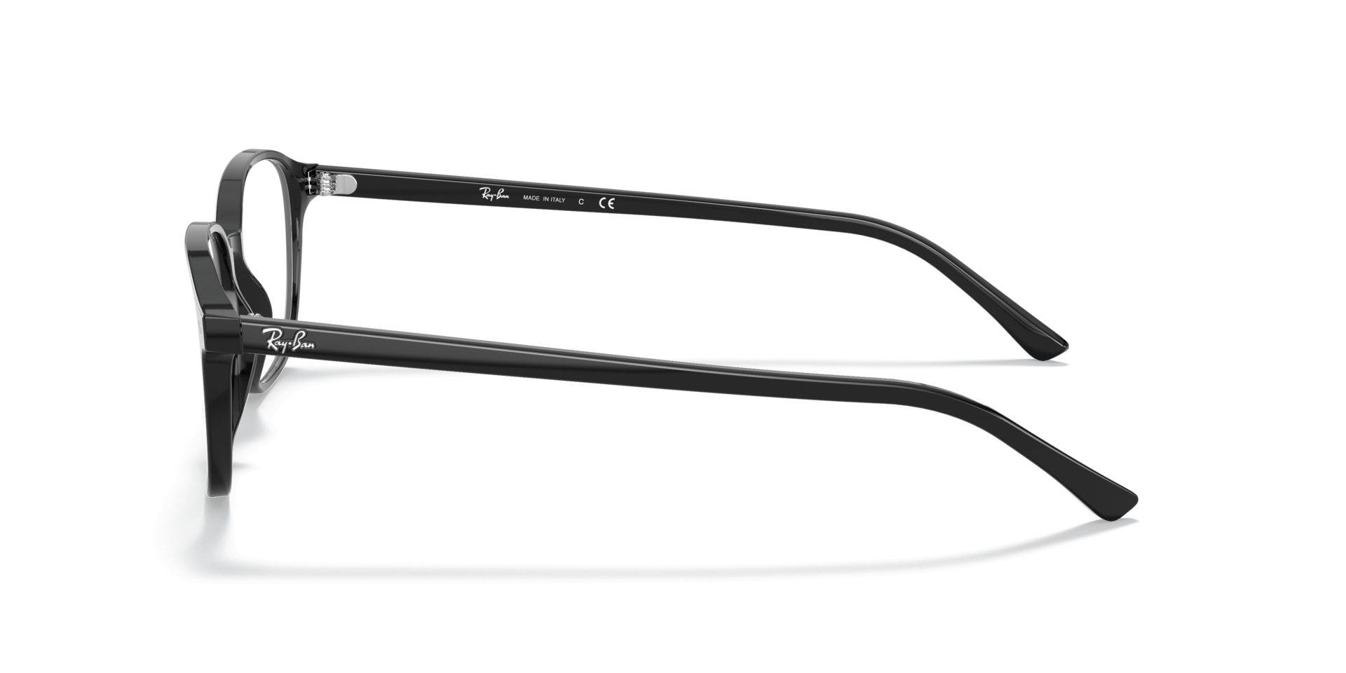 RB5393 Black AcetateEyeglass Frames for Glasses Direct, Side View