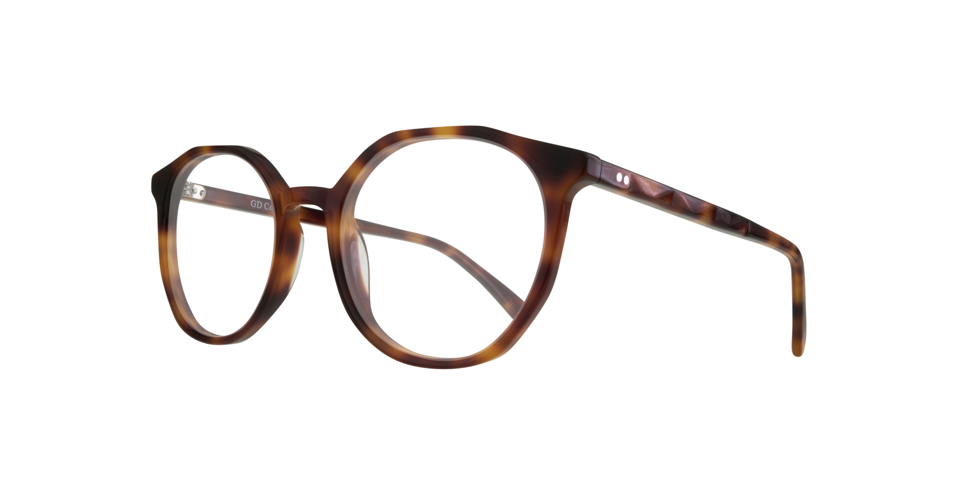 Julia Havana AcetateEyeglass Frames for Glasses Direct, Angle View