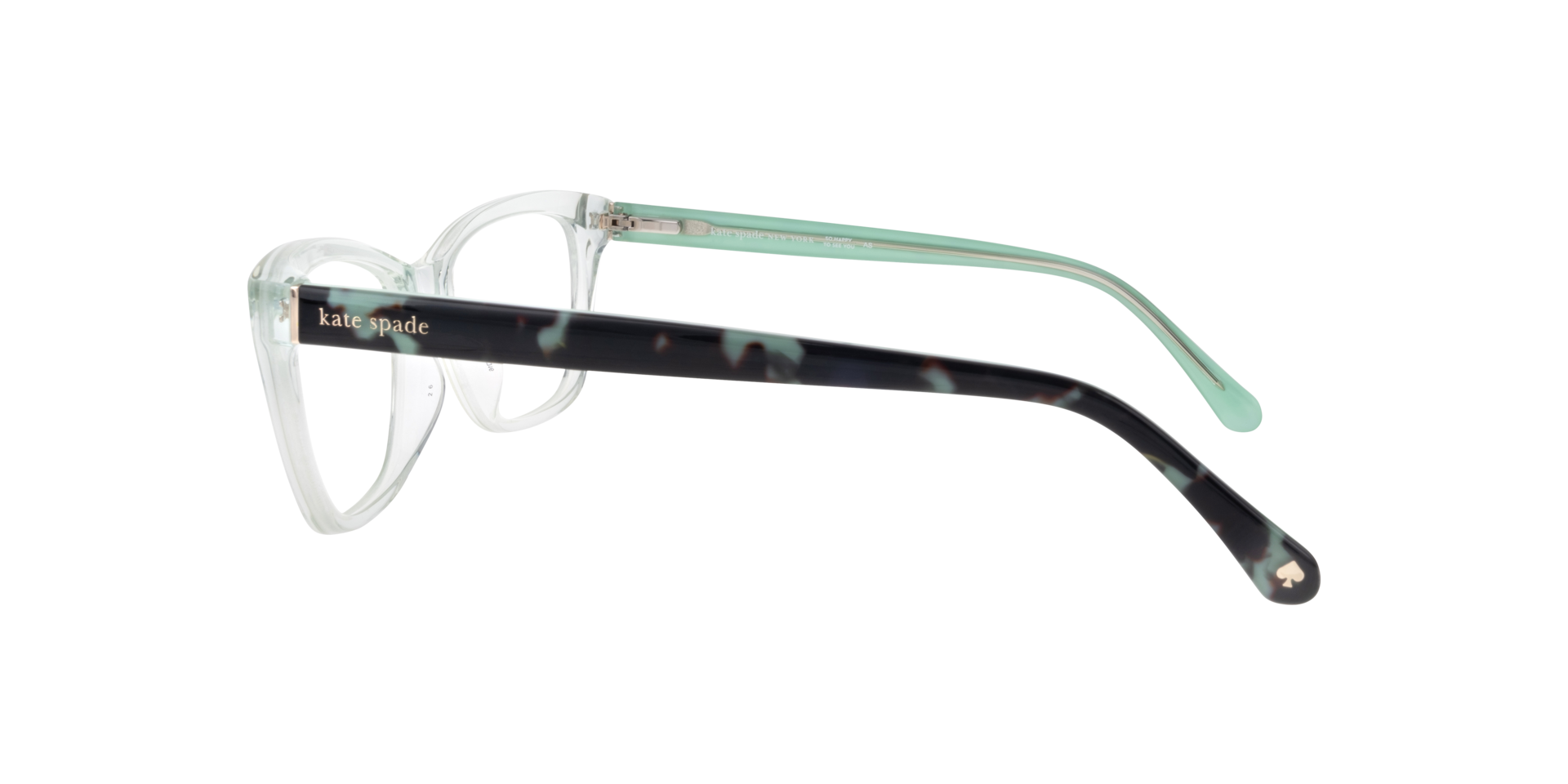 Celestine Green AcetateEyeglass Frames for Glasses Direct, Side View