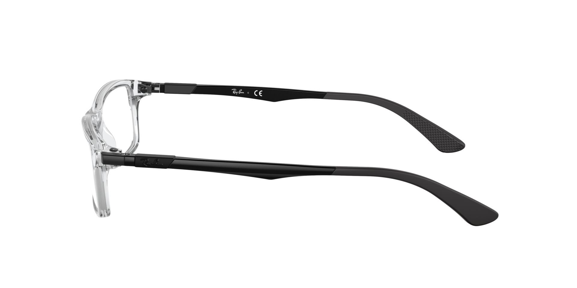 RB7017 Transparent PlasticEyeglass Frames for Glasses Direct, Side View