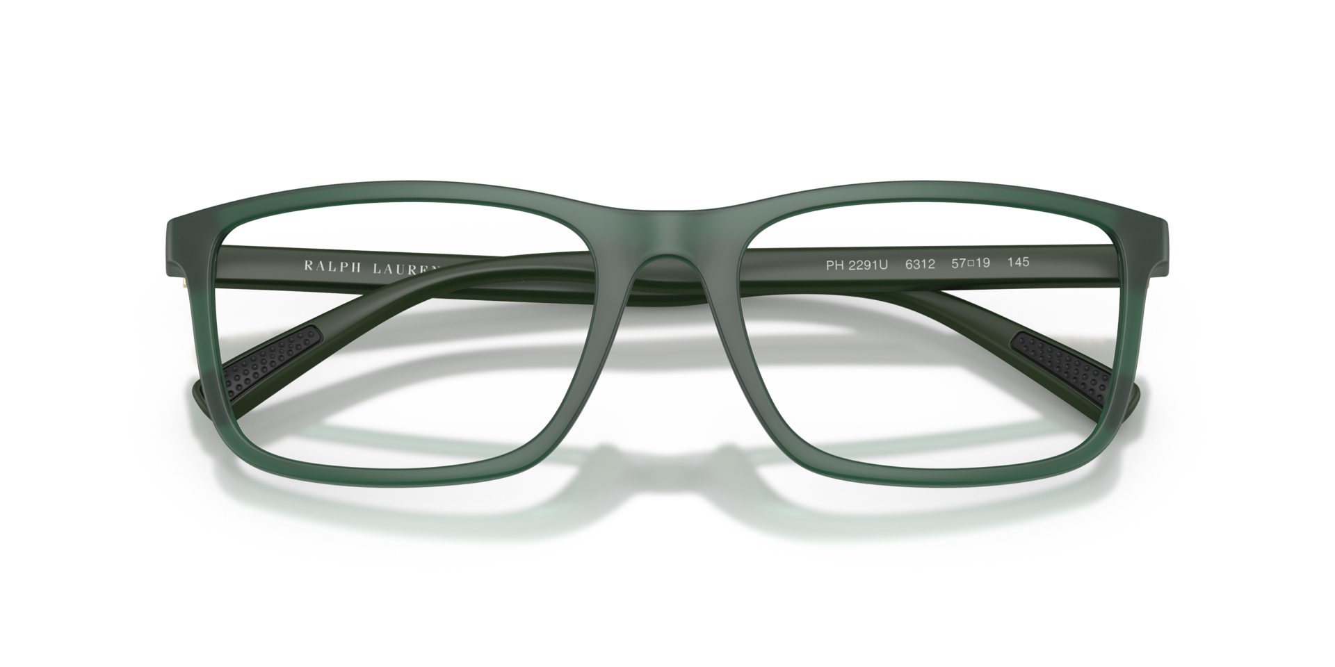 PH2291U Matte Transparent Dark Green PlasticEyeglass Frames for Glasses Direct, Closed View