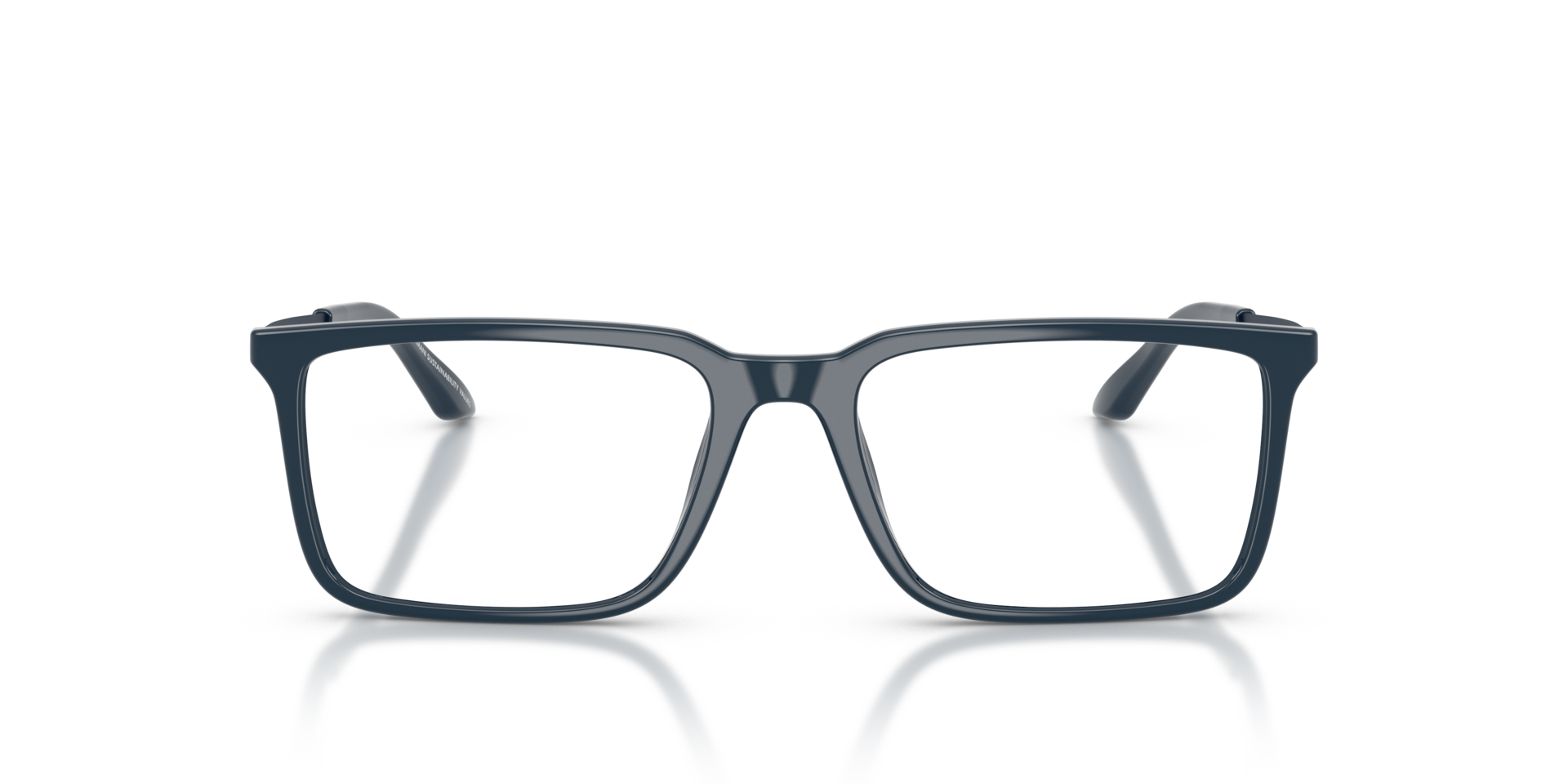 AX3141U Shiny Blue PlasticEyeglass Frames for Glasses Direct, Front View