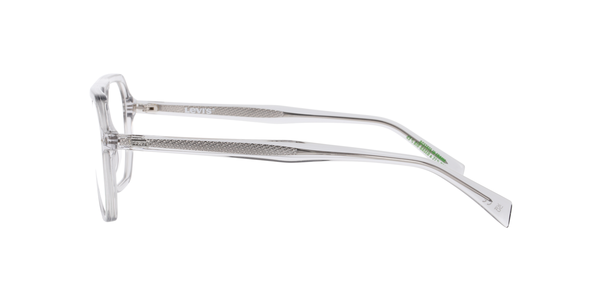 LV 5086 Grey AcetateEyeglass Frames for Glasses Direct, Side View