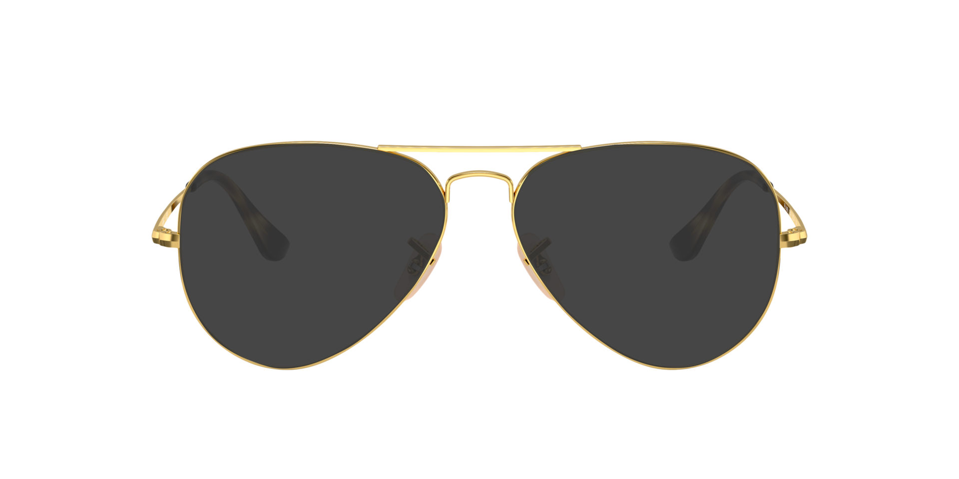 Aviator Optics Arista Gold MetalSunglass Frames for Glasses Direct, with Tinted Lenses