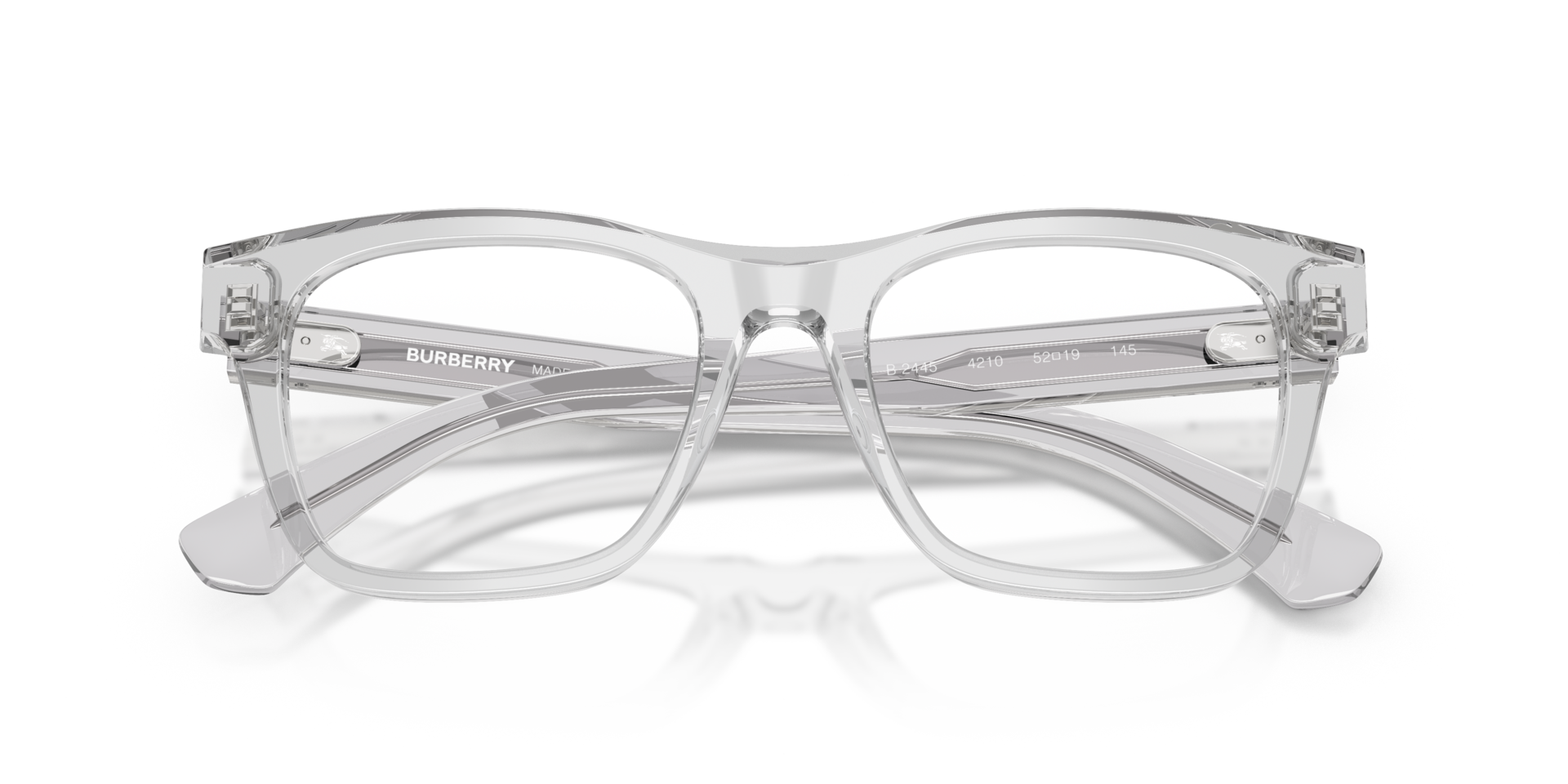 BE2445 Grey AcetateEyeglass Frames for Glasses Direct, Closed View