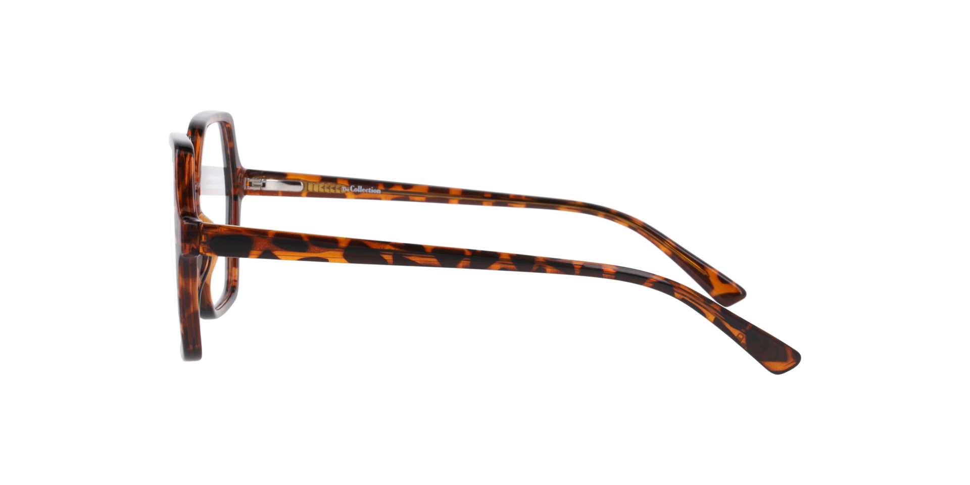 Molly Havana Brown PlasticEyeglass Frames for Glasses Direct, Side View