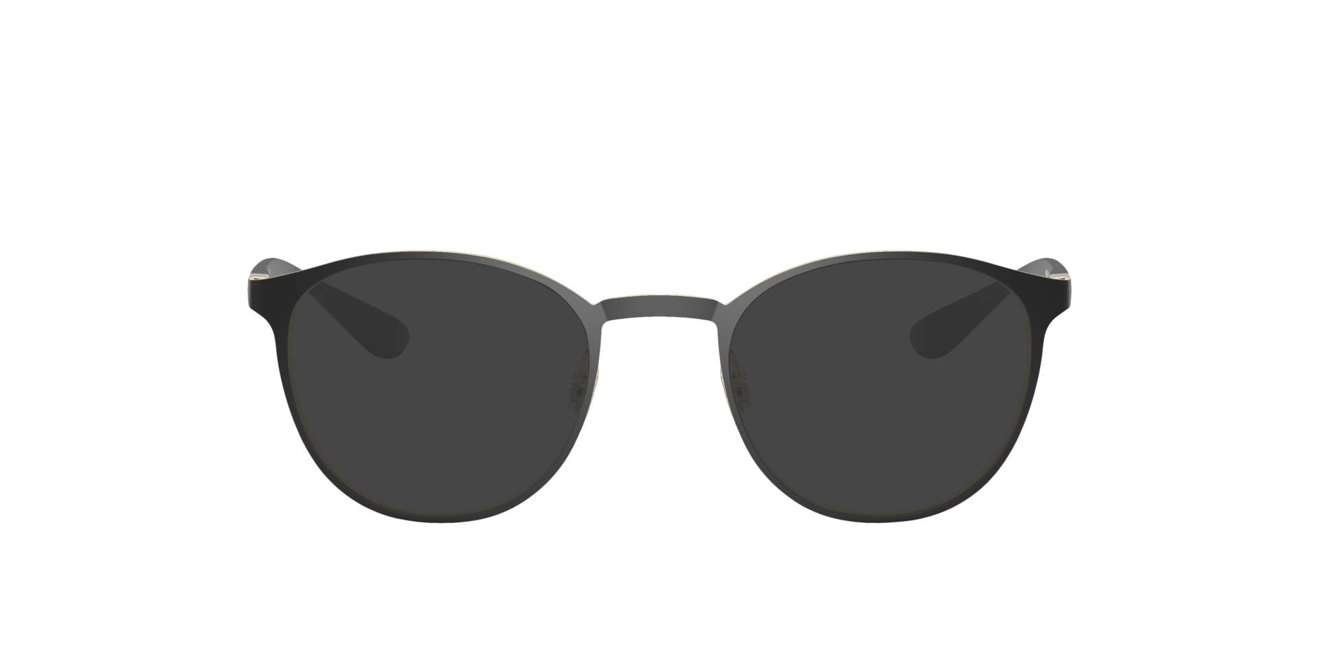 RB6355 Black On Gold MetalEyeglass Frames for Glasses Direct, with Tinted Lenses