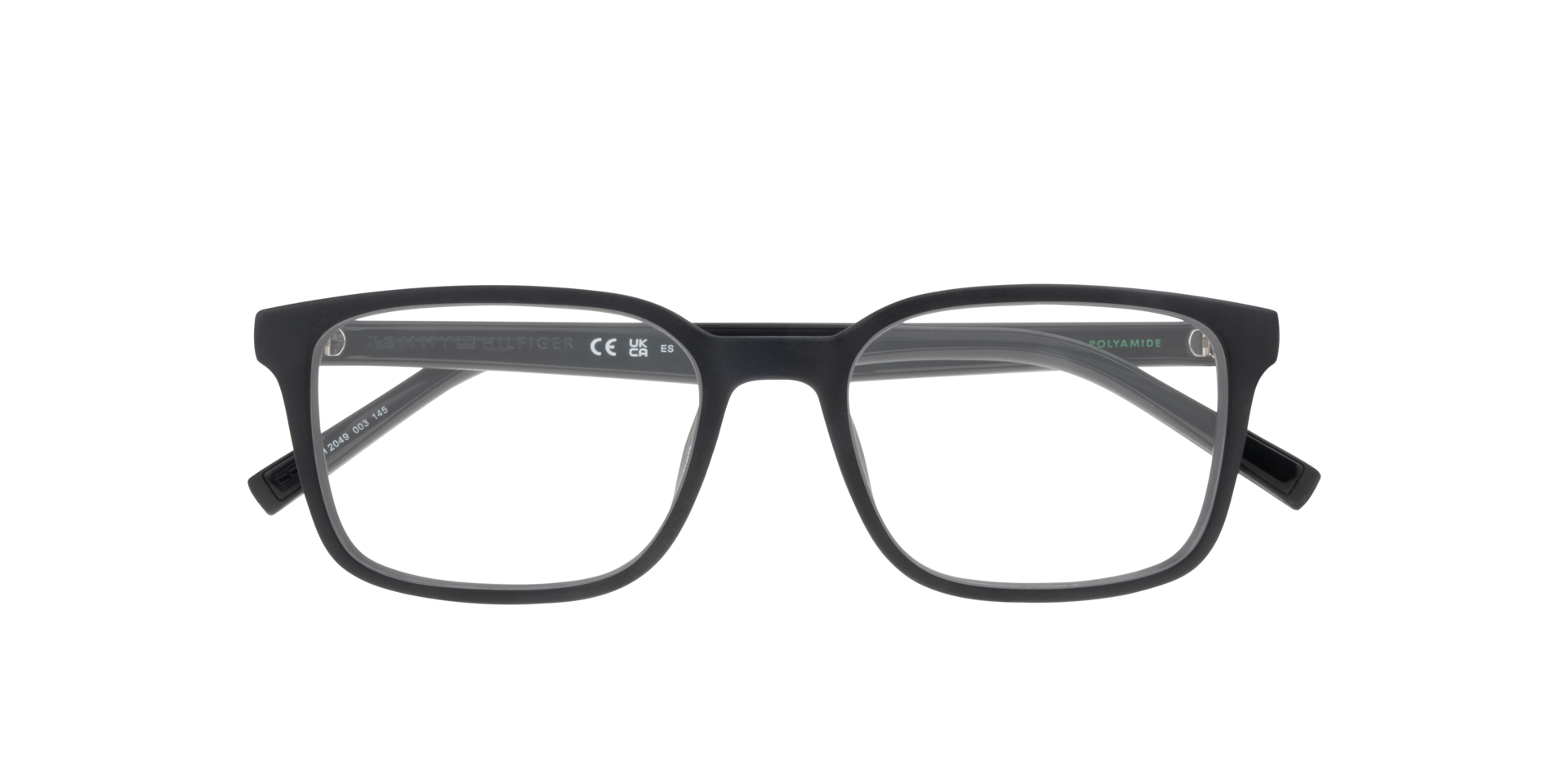 TH 2049 Black PlasticEyeglass Frames for Glasses Direct, Closed View