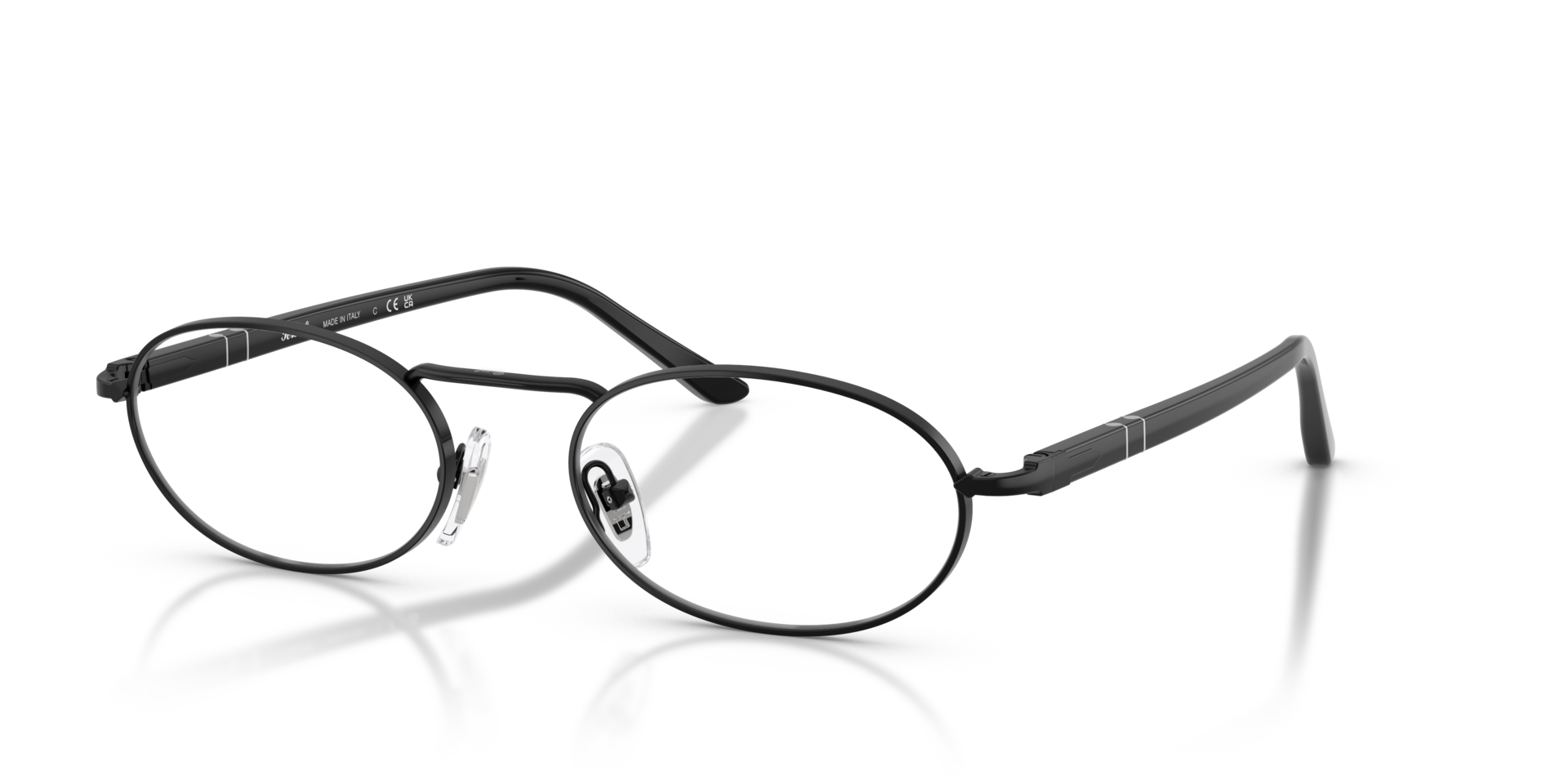 PO1023V Black MetalEyeglass Frames for Glasses Direct, Angle View