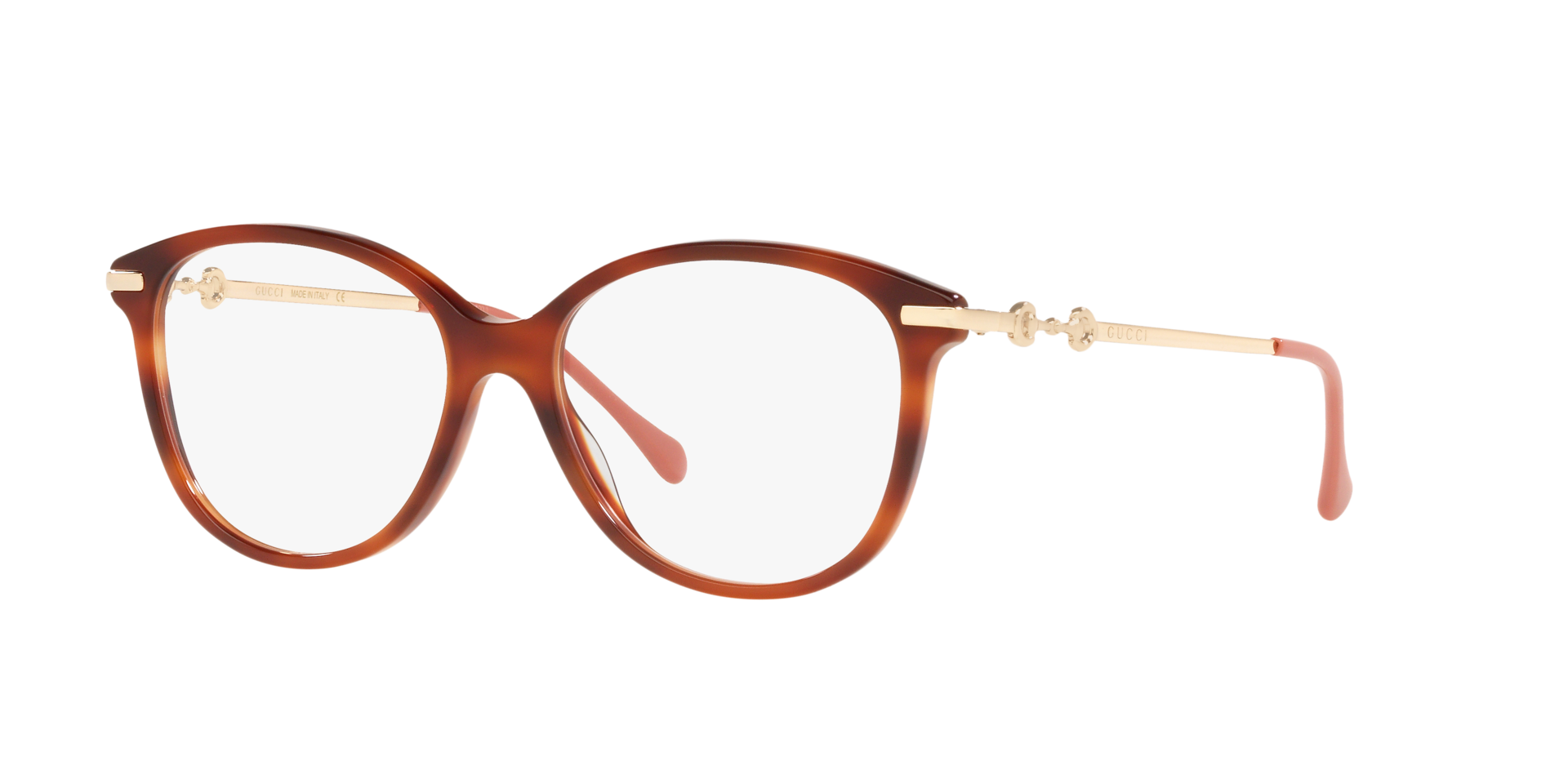 GG0967O Tortoise AcetateEyeglass Frames for Glasses Direct, Angle View