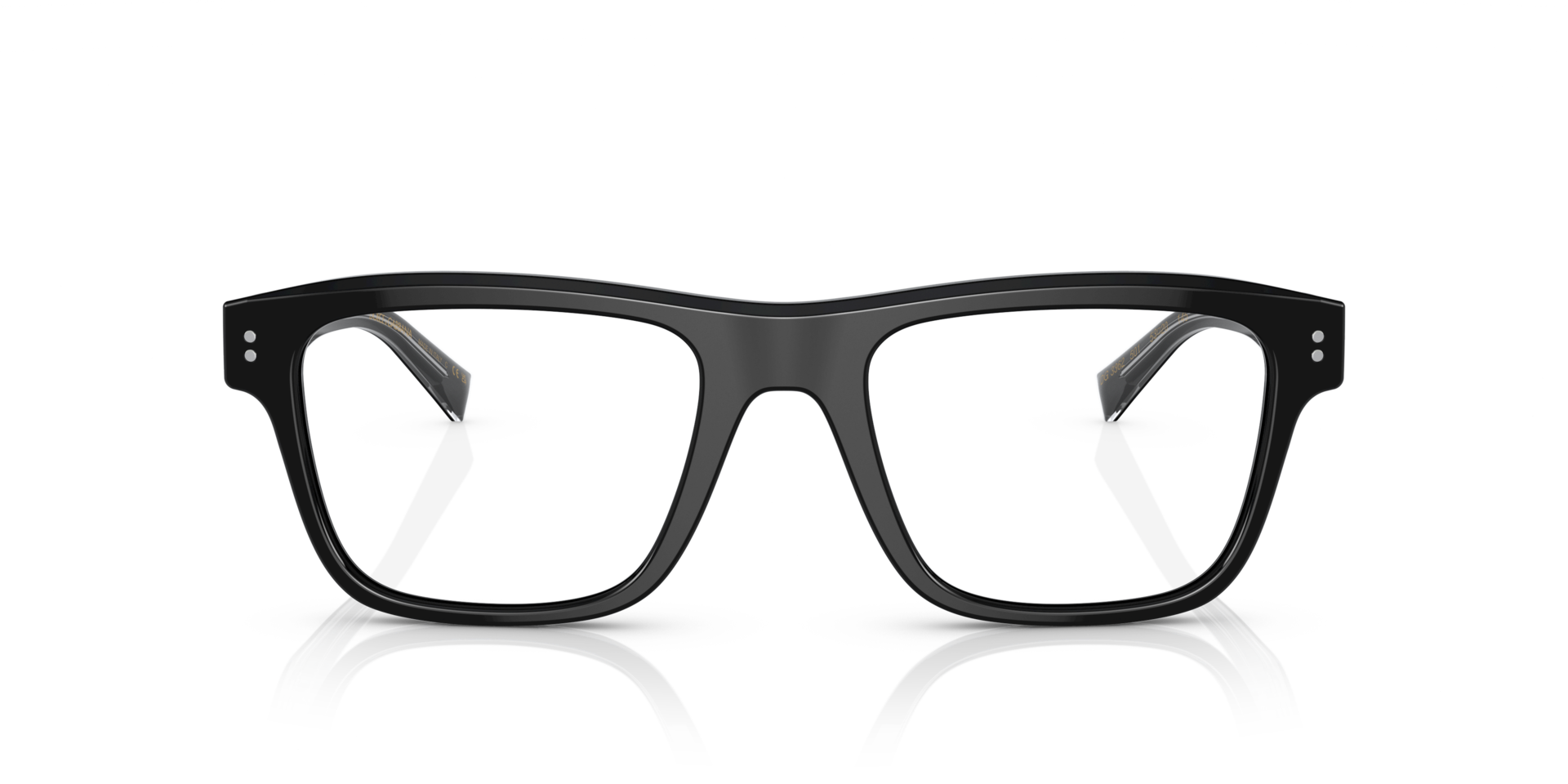 DG3362 Black AcetateEyeglass Frames for Glasses Direct, Front View