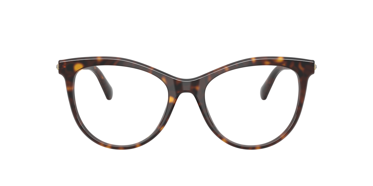 Swarovski Women's Havana Round Acetate Eyeglasses Online - Full Rim - Sk2064