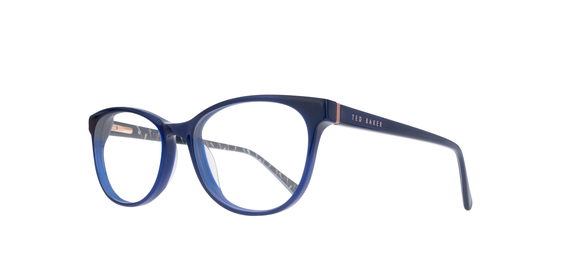 TB9188 Blue AcetateEyeglass Frames for Glasses Direct, Angle View
