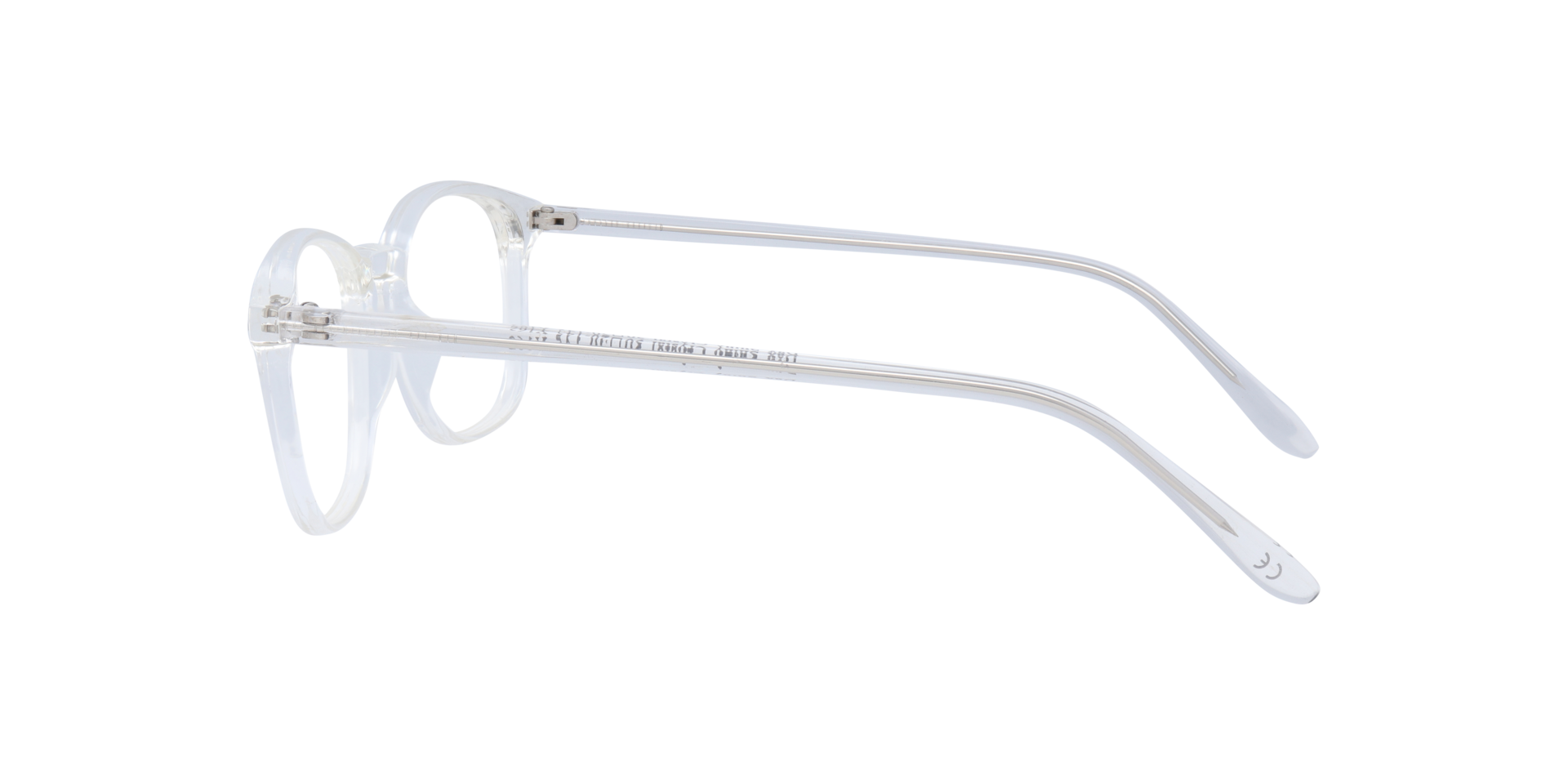 Dax Shiny Crystal PlasticEyeglass Frames for Glasses Direct, Side View