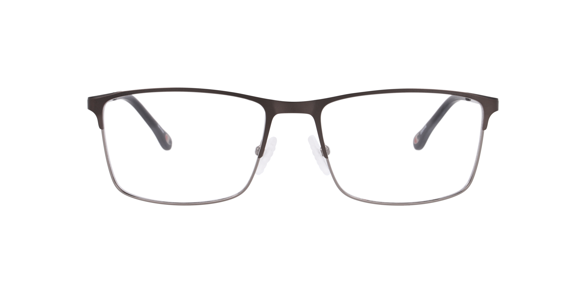 Cu4015 Gunmetal MetalEyeglass Frames for Glasses Direct, Front View