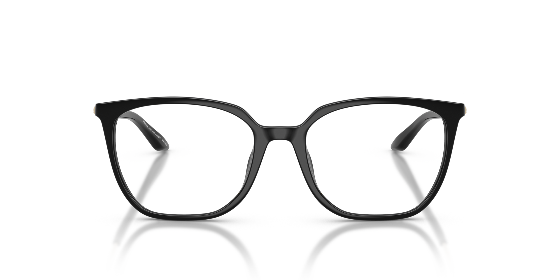 AX3142U Shiny Black PlasticEyeglass Frames for Glasses Direct, Front View