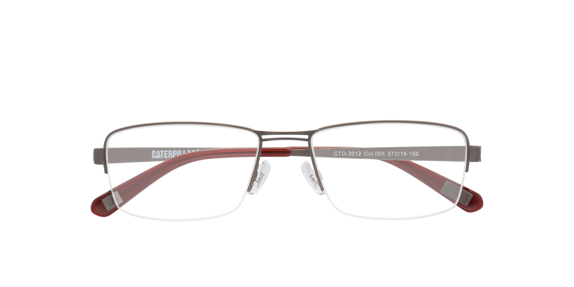 CTO 3012 Gunmetal MetalEyeglass Frames for Glasses Direct, Closed View