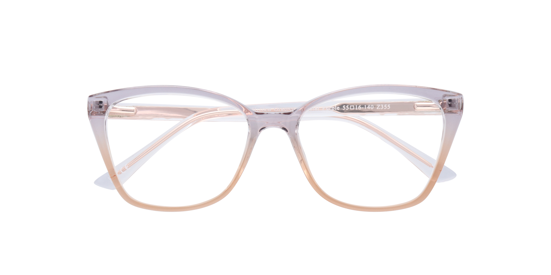 Holden Gradient Crystal Purple PlasticEyeglass Frames for Glasses Direct, Closed View