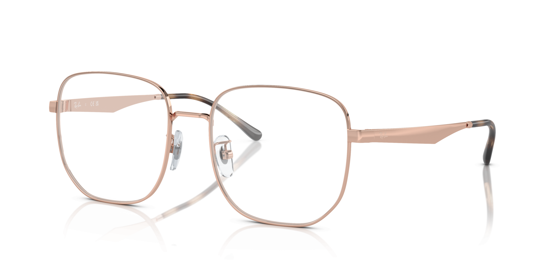 RB6503D Optics Copper MetalEyeglass Frames for Glasses Direct, Angle View