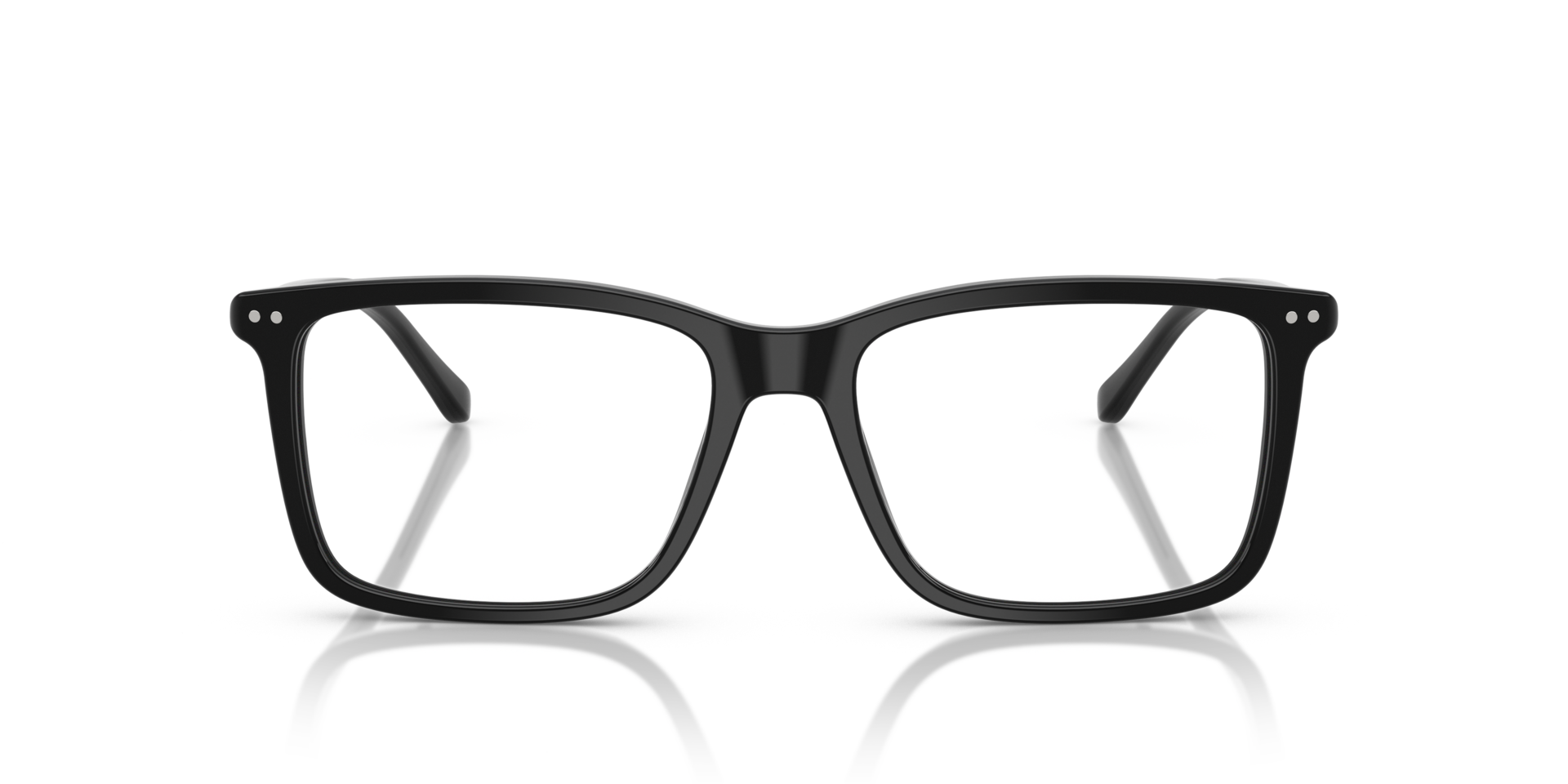 PH2287 Shiny Black AcetateEyeglass Frames for Glasses Direct, Front View