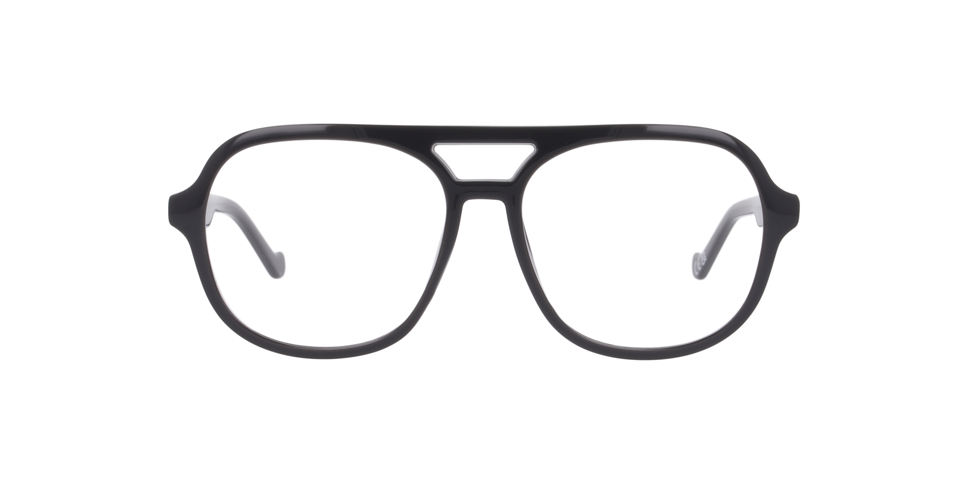 Maxwell Grey PlasticEyeglass Frames for Glasses Direct, Front View