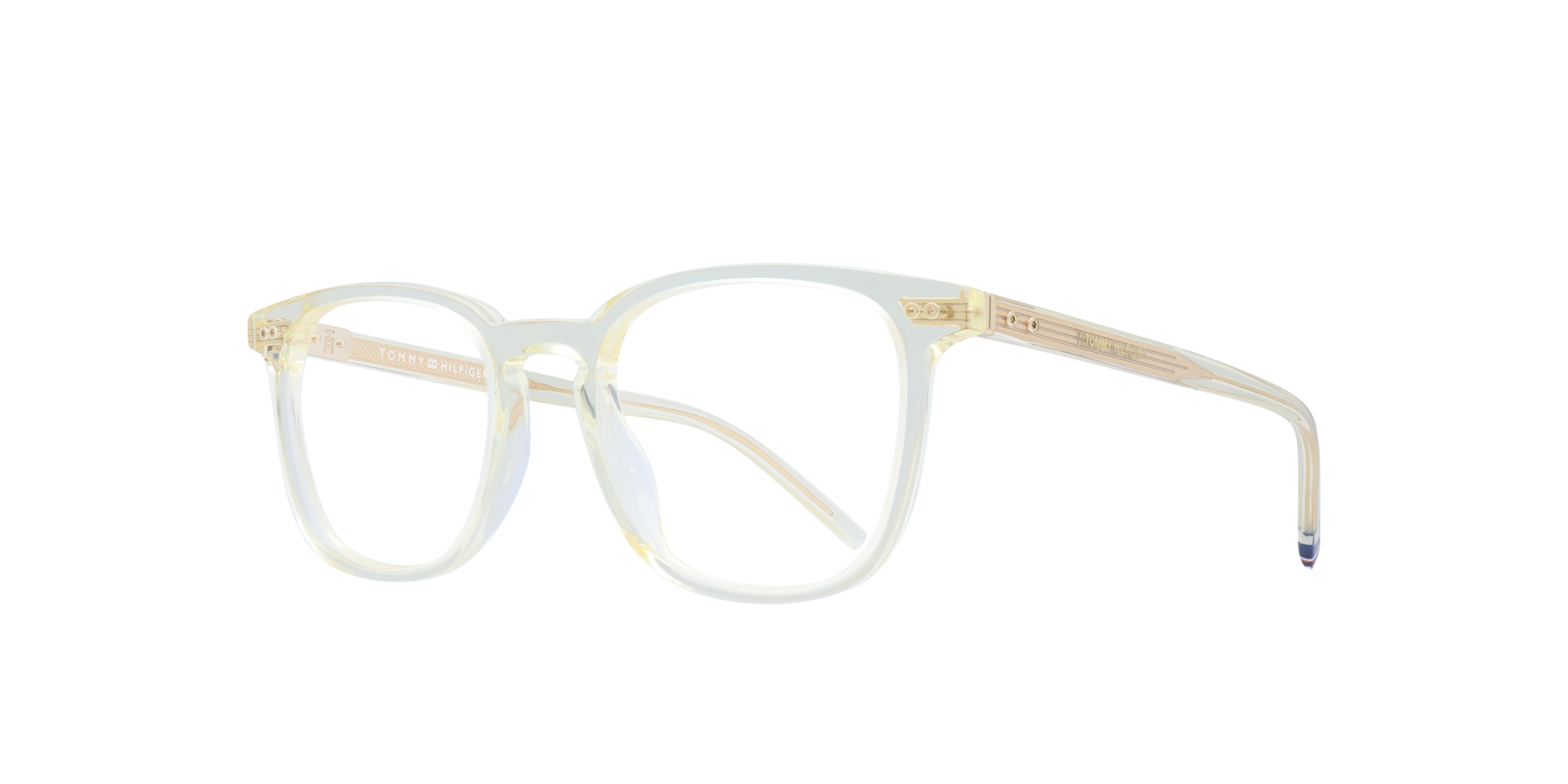 TH 1814 Yellow AcetateEyeglass Frames for Glasses Direct, Angle View