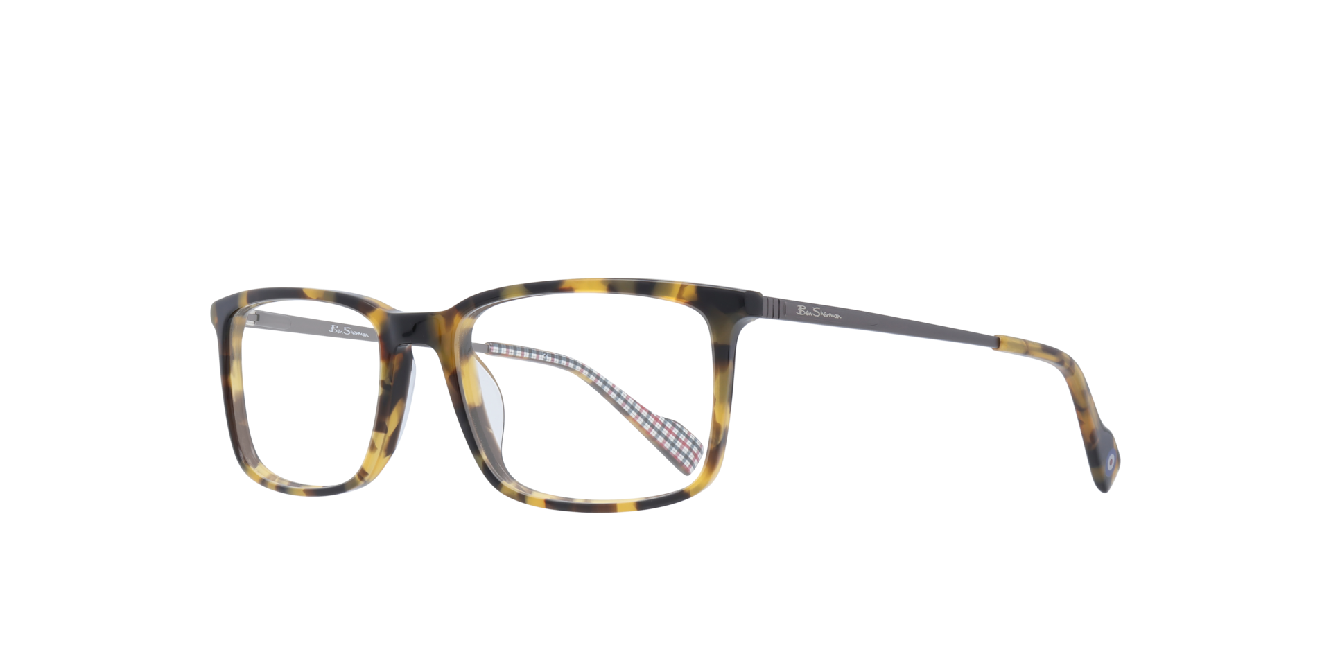 Chester BN Tortoise MetalEyeglass Frames for Glasses Direct, Angle View