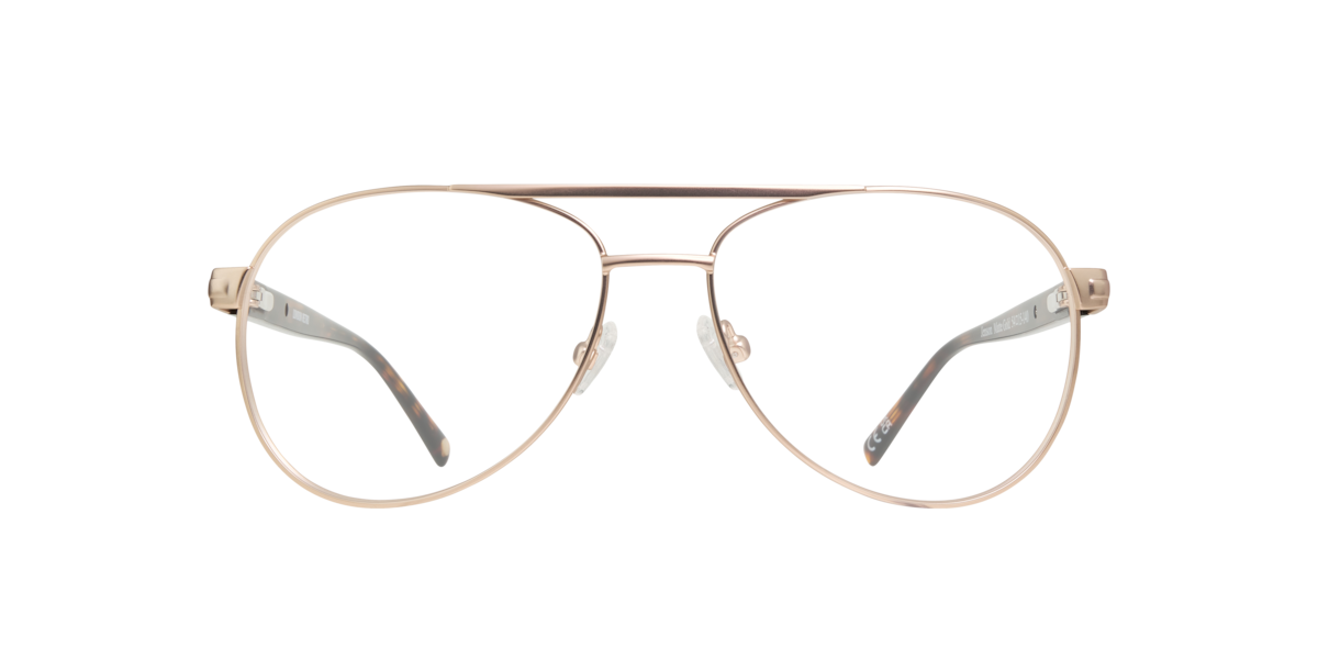 Matte Gold pilot Metal eyeglasses Online - Full Rim - Jenson