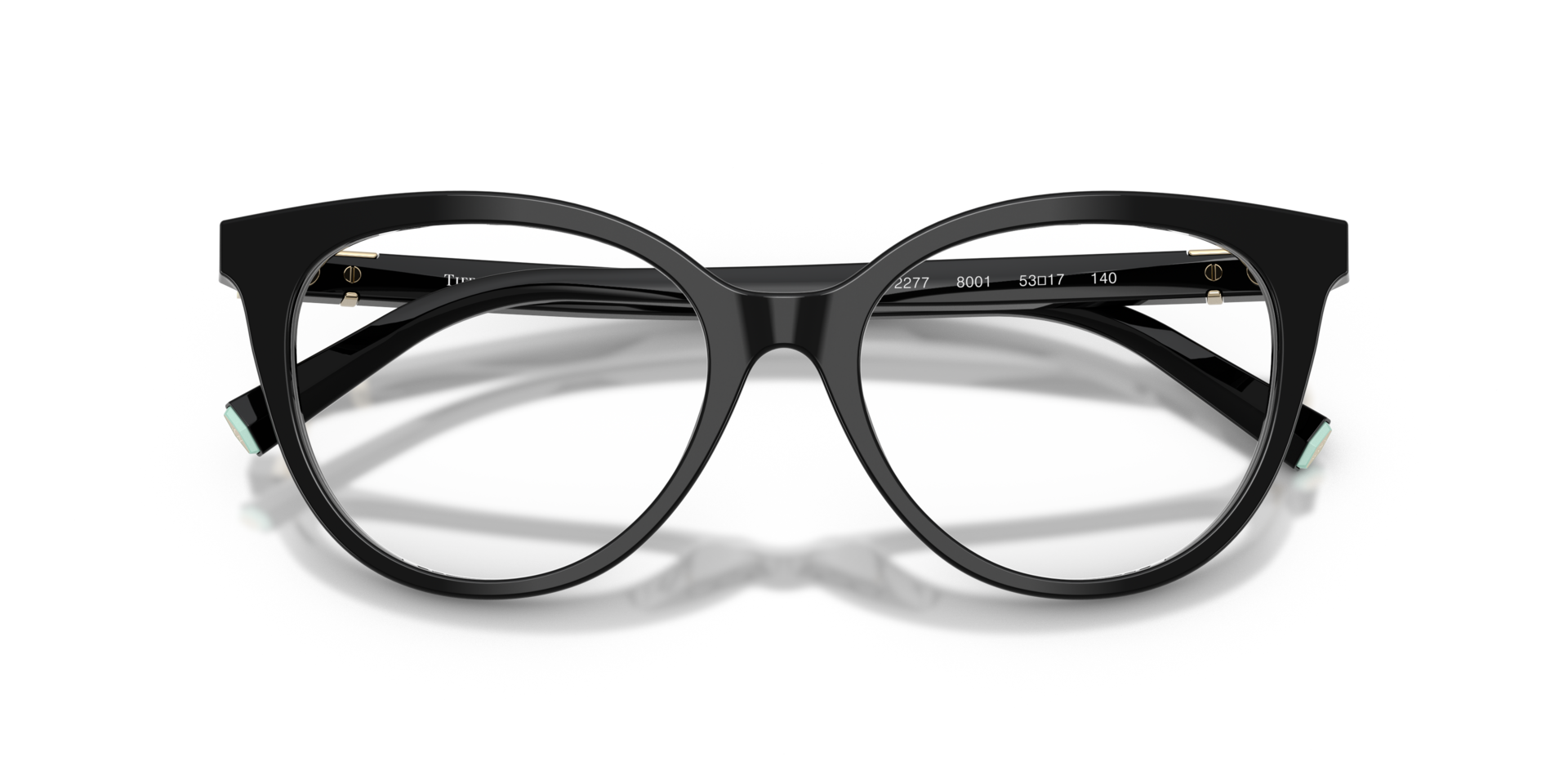 TF2277 Black AcetateEyeglass Frames for Glasses Direct, Closed View