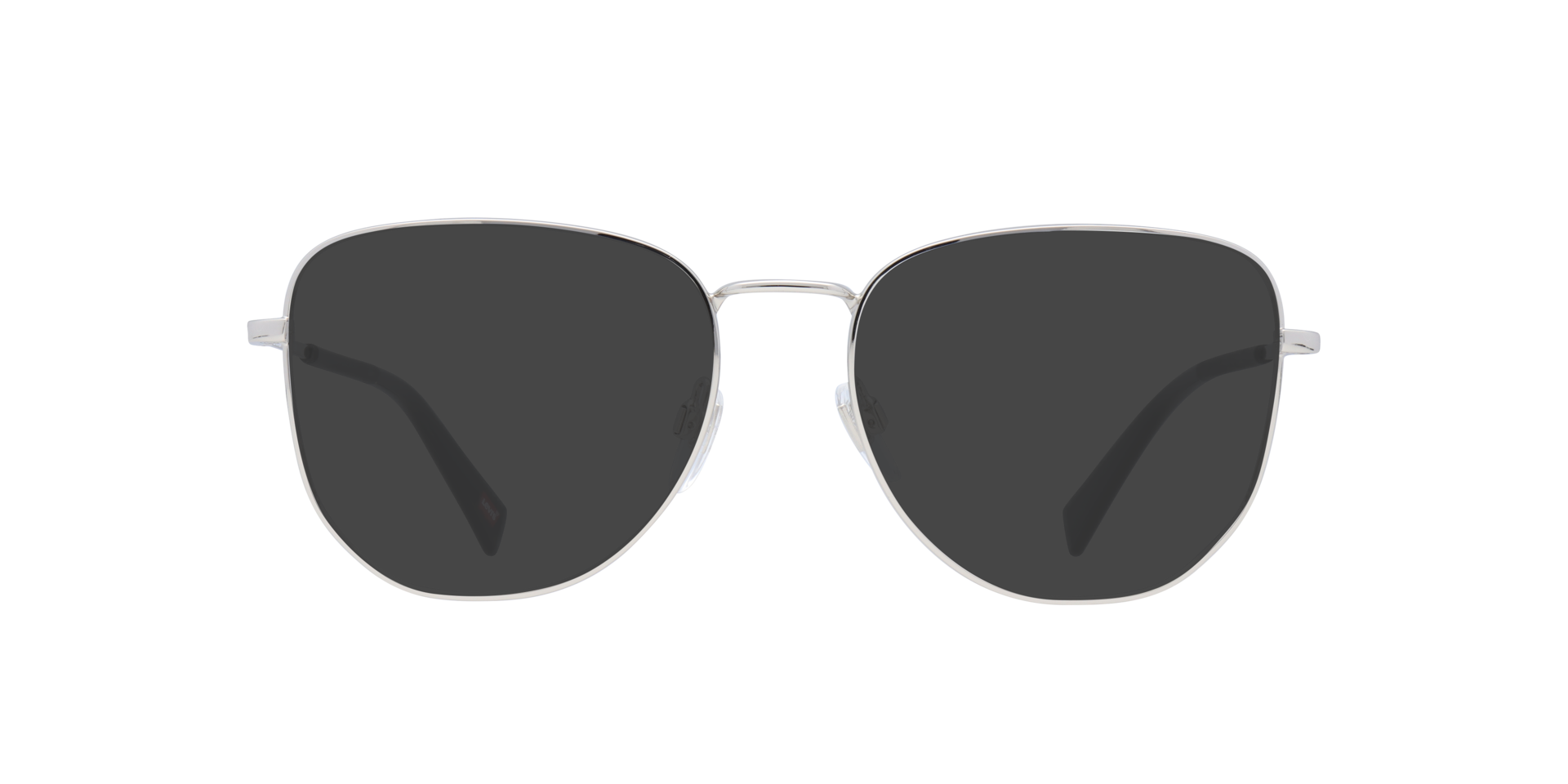 LV 1043 Silver MetalEyeglass Frames for Glasses Direct, with Tinted Lenses