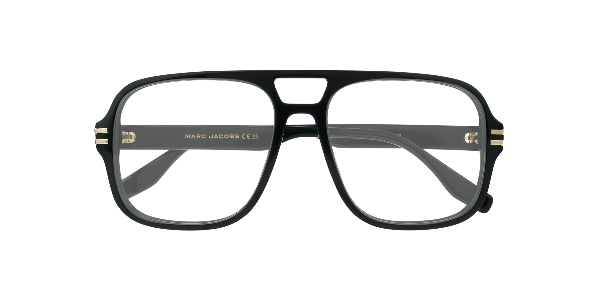 MARC 755 Black AcetateEyeglass Frames for Glasses Direct, Closed View