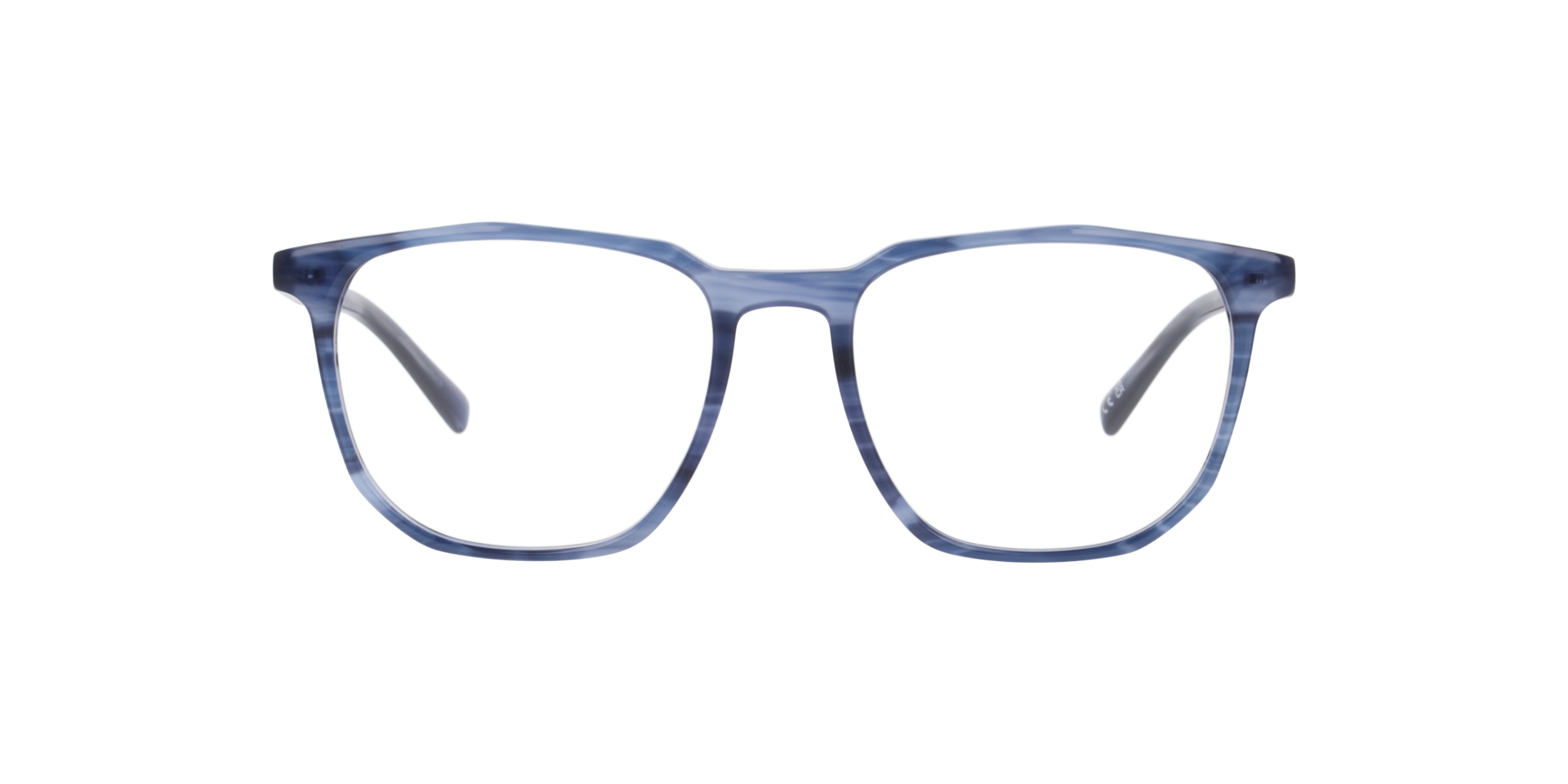 Milton Horn Blue AcetateEyeglass Frames for Glasses Direct, Front View
