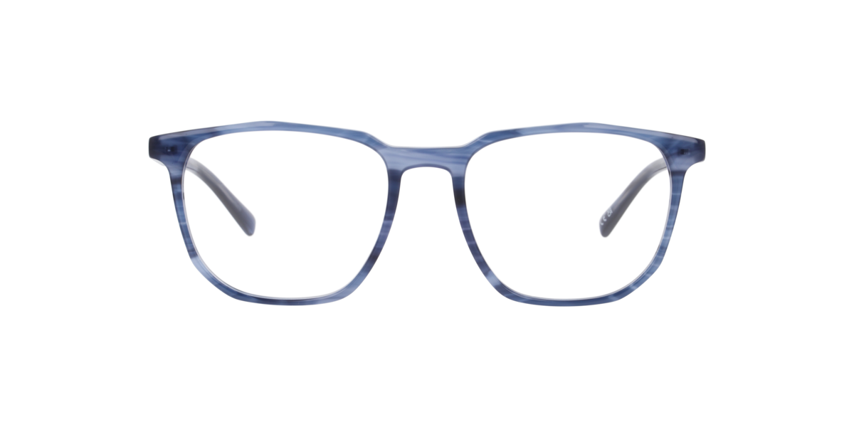 Scout Men's Horn Blue Square Acetate Eyeglasses Online - Full Rim - Milton