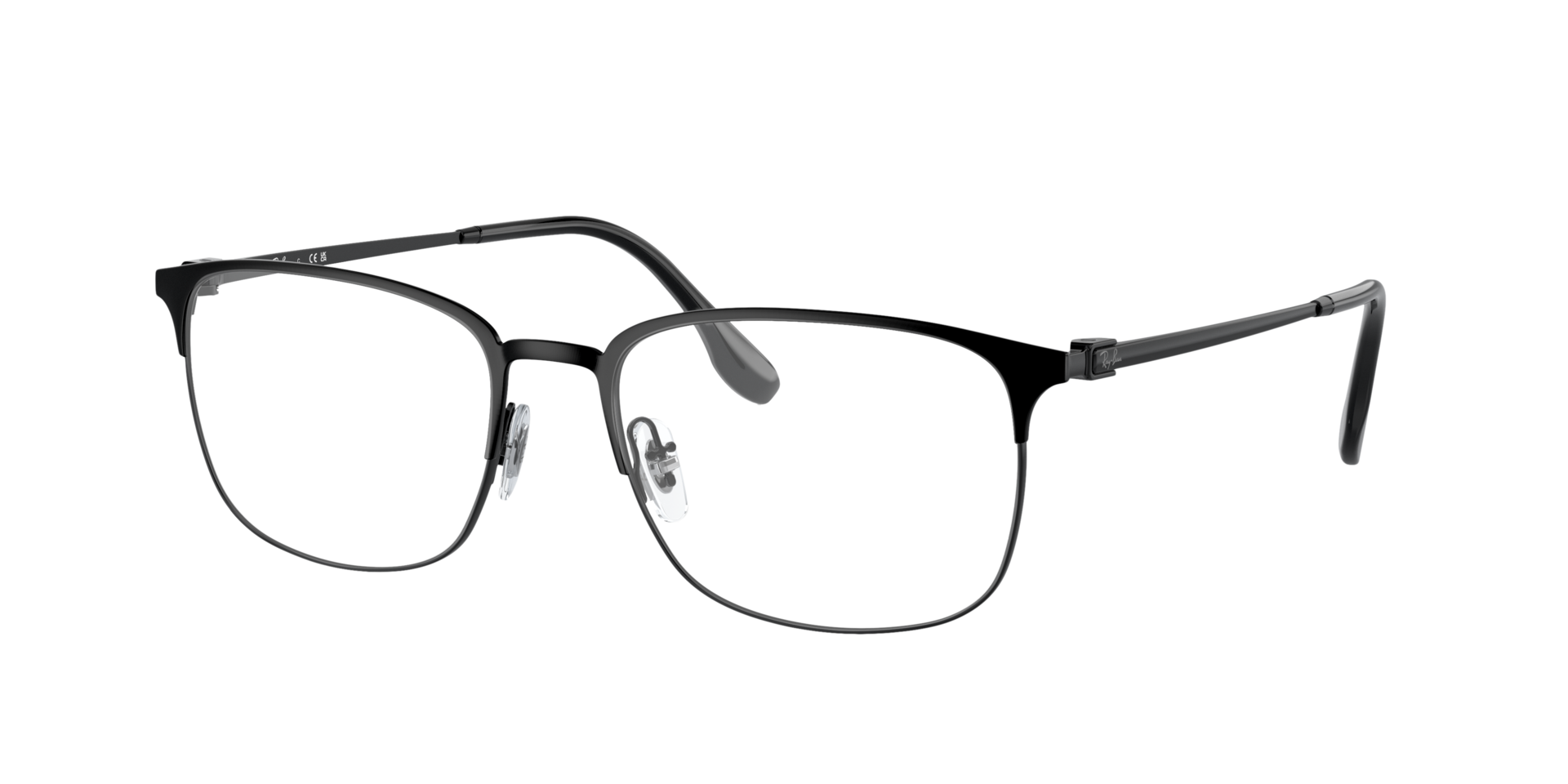 RB6494 Black MetalEyeglass Frames for Glasses Direct, Angle View