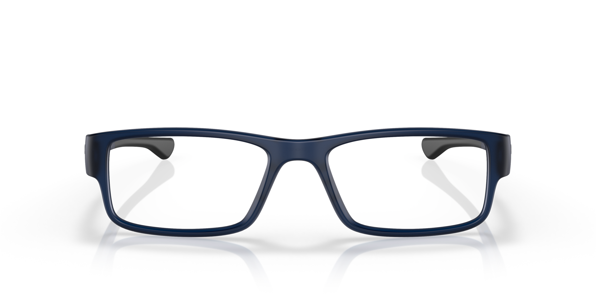 Airdrop™ Matte Translucent Blue PlasticEyeglass Frames for Glasses Direct, Front View